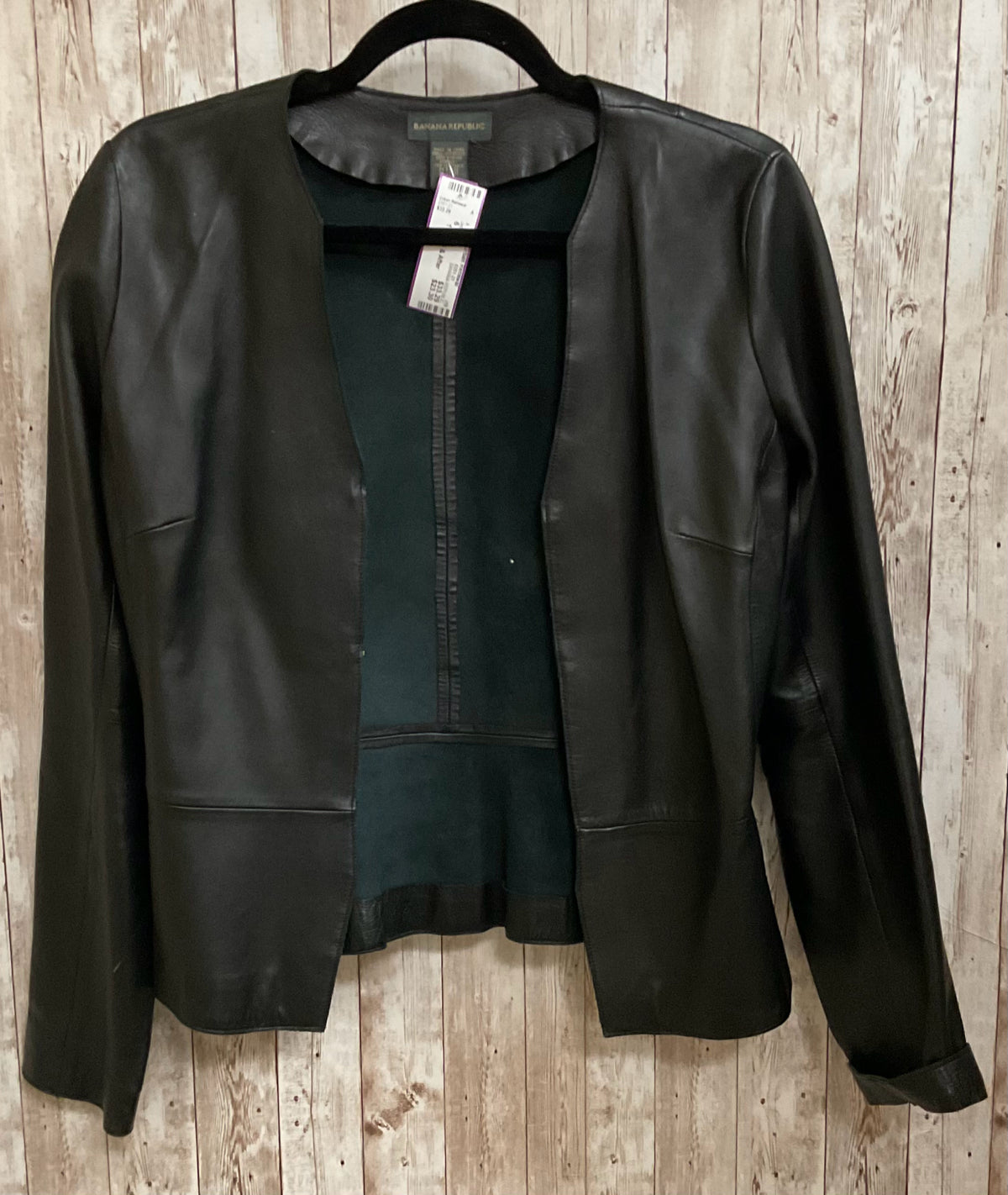 Size 6 BANANA REPUBLIC Black Jacket