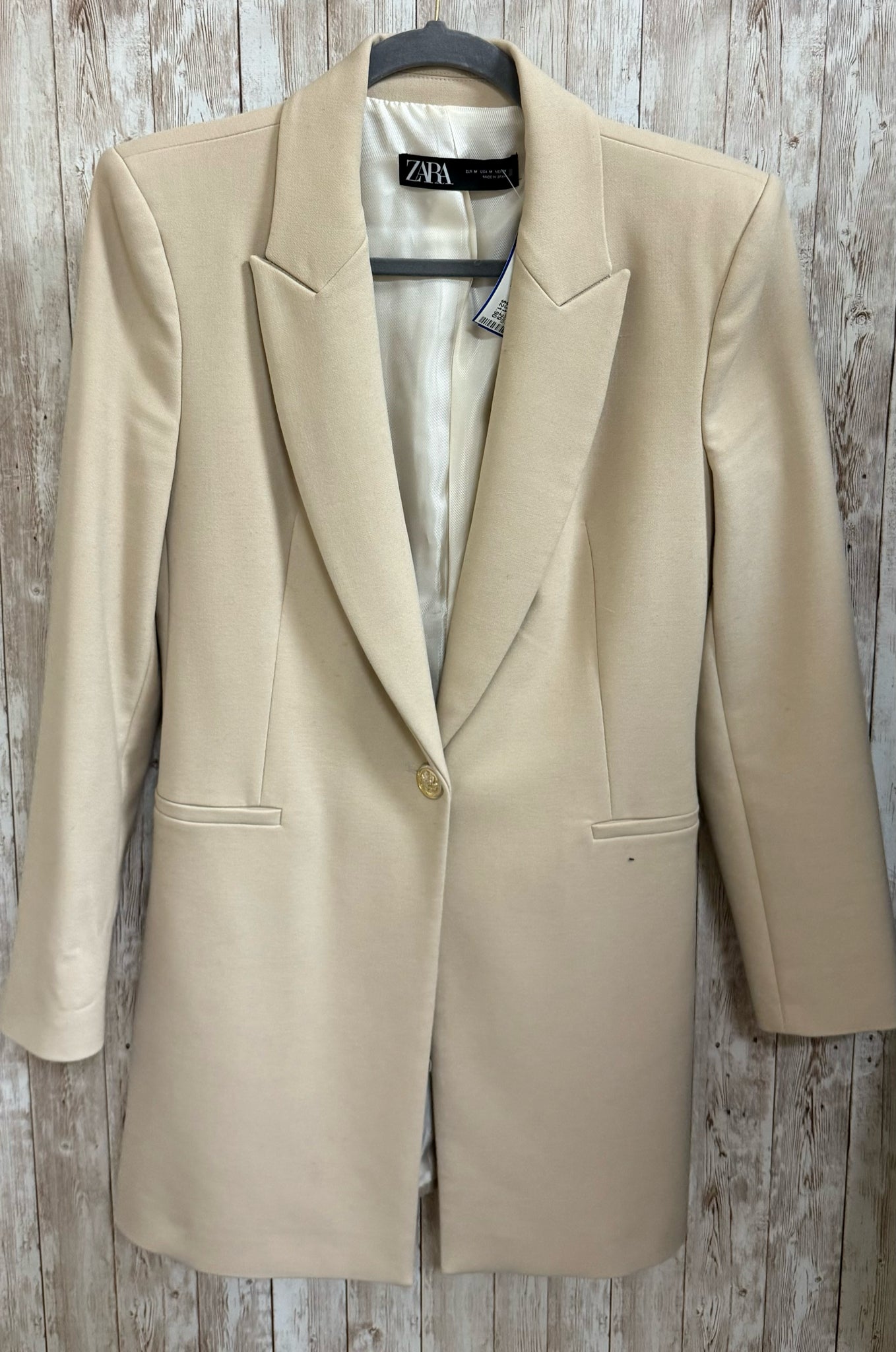 ZARA Size M SAND Blazer