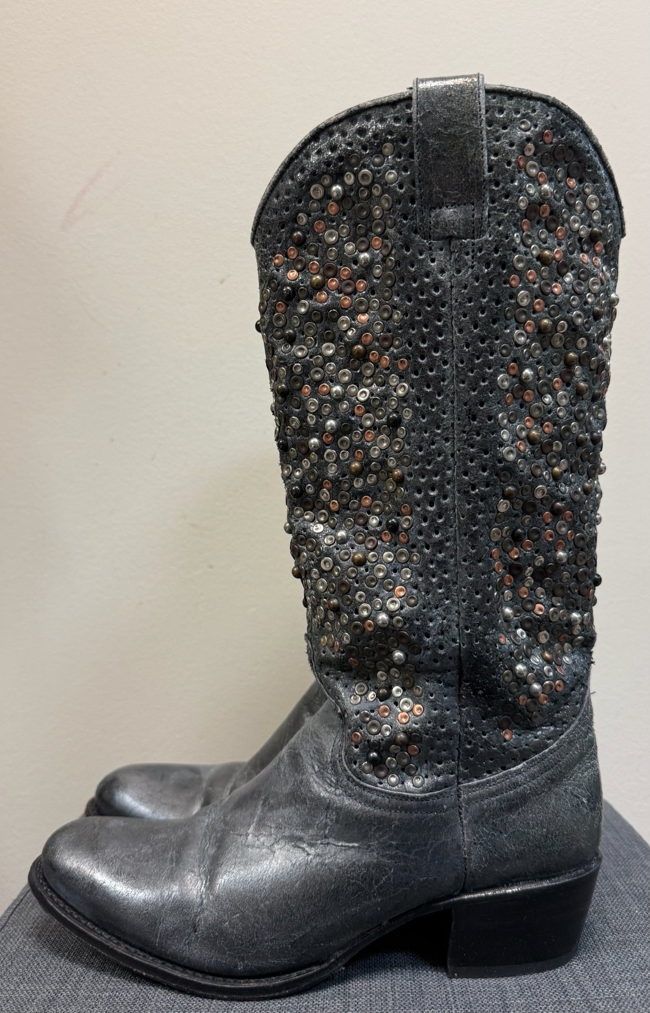 7 FRYE Silver Boots