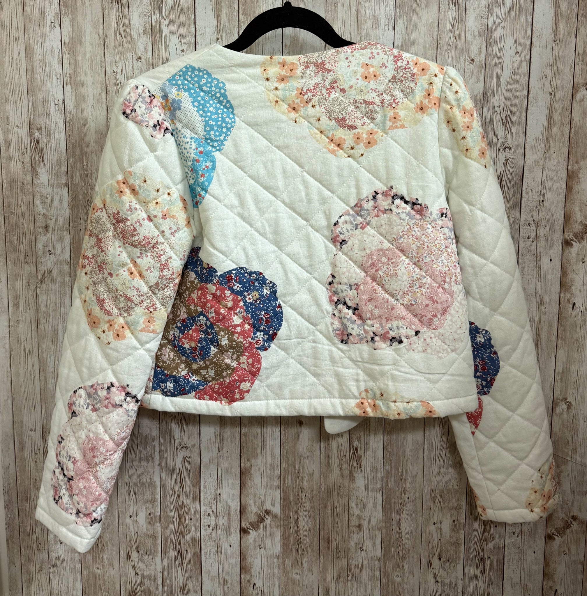 HOUSE OF HARLOW Size S White Print Jacket