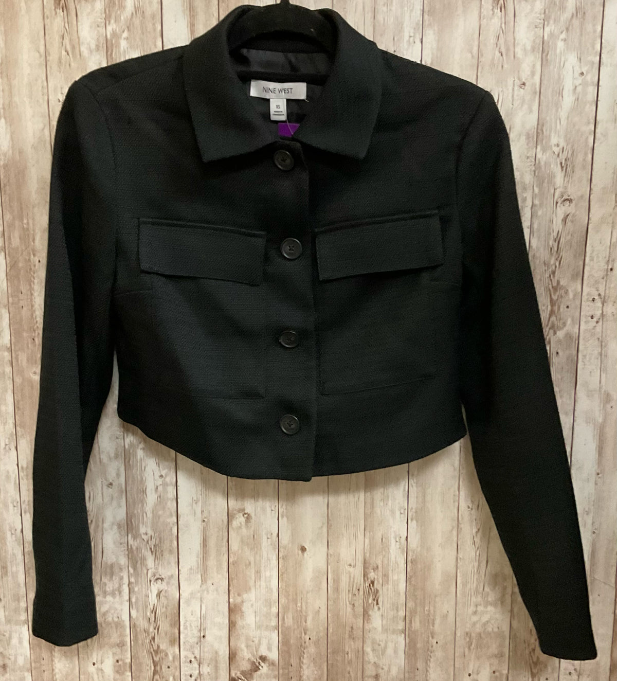 Size XS NINE WEST Black Jacket