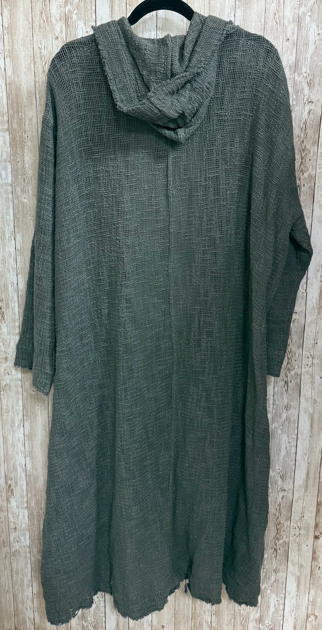 Paper Lace Size One Size Gray Duster