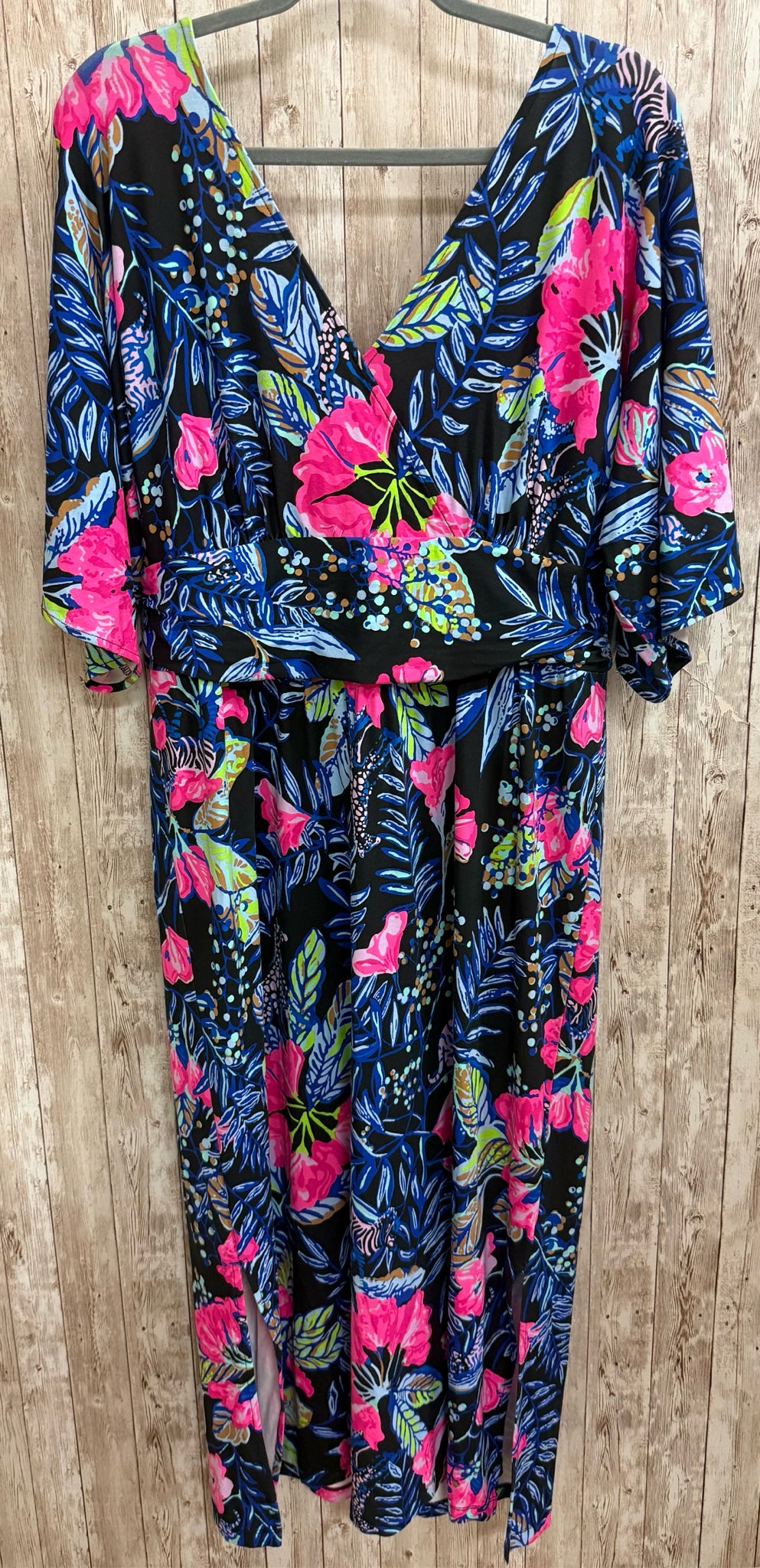Size XL LILLY PULITZER BLACK AND BLUE Dress