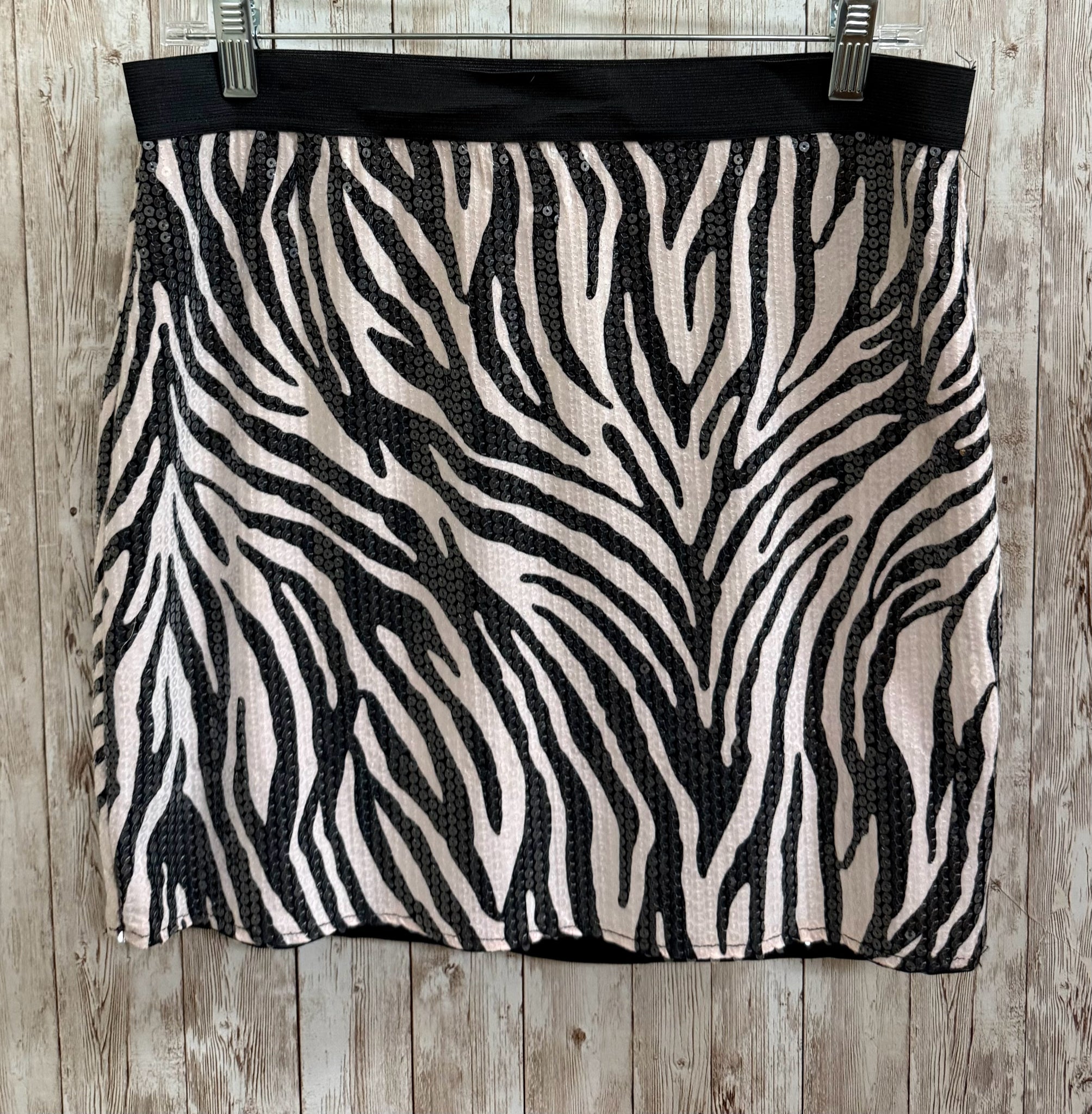 Size XL SANS SOUCI BLACK AND BEIGE Skirt