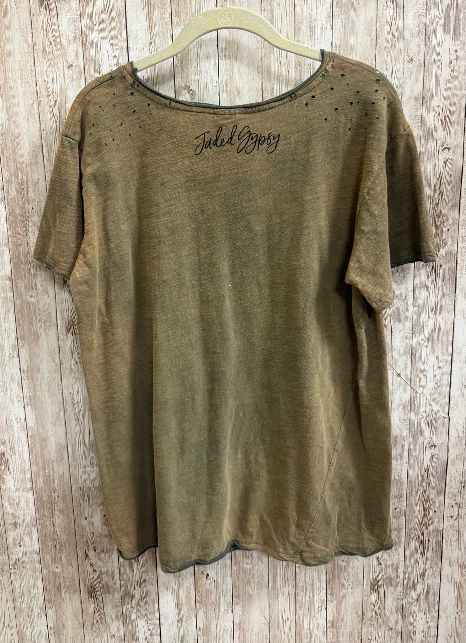 Olive JADED GYPSY Size M Top