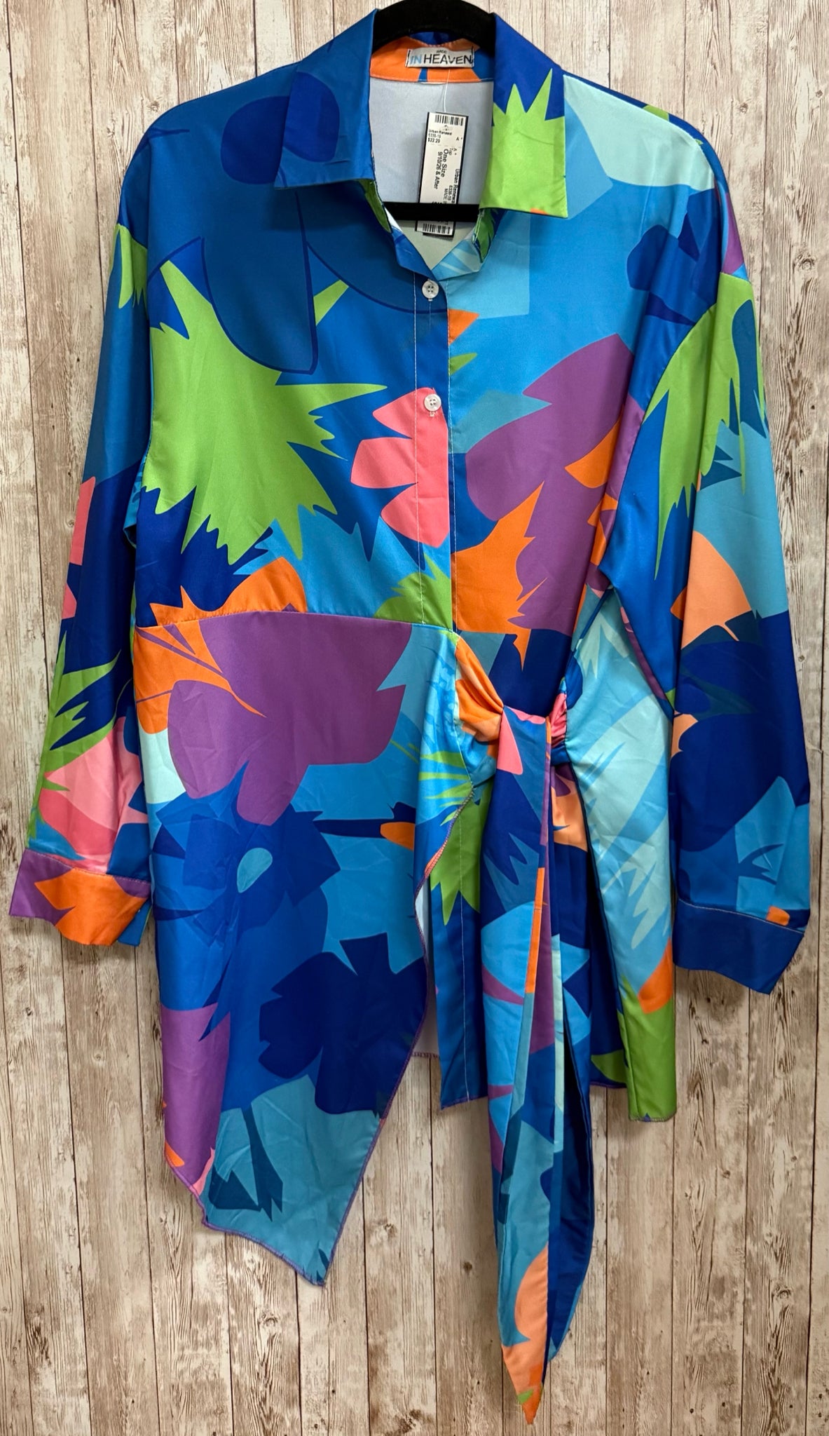 Size One Size MADE IN HEAVEN Blue Print Top