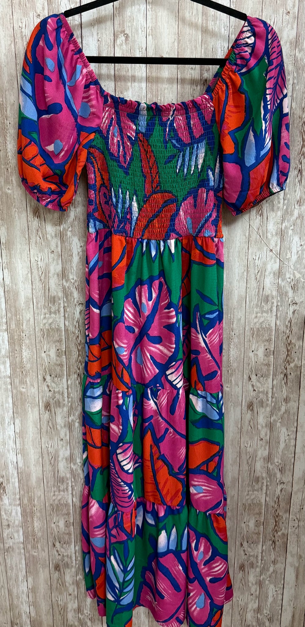 Size S ROSELYN SANCHEZ PINK AND BLUE Dress