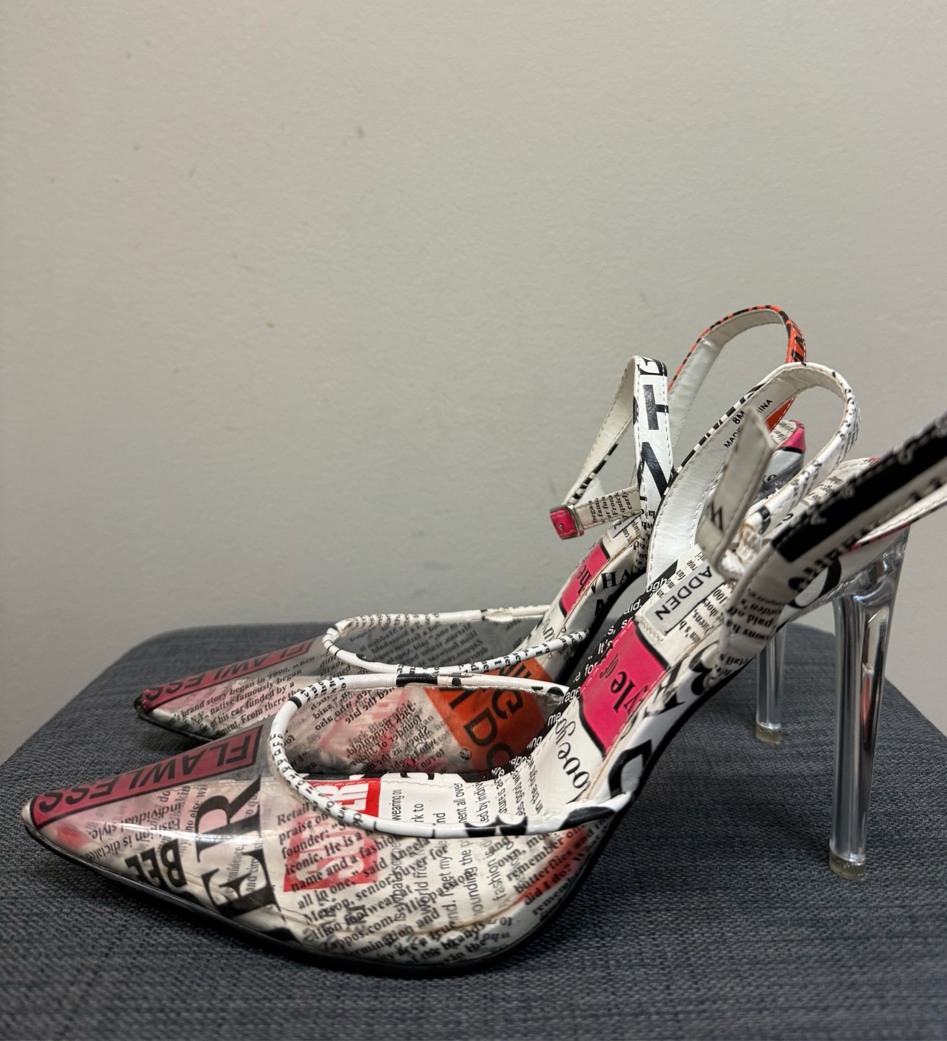 8 STEVE MADDEN MULTI COLOR SHOES