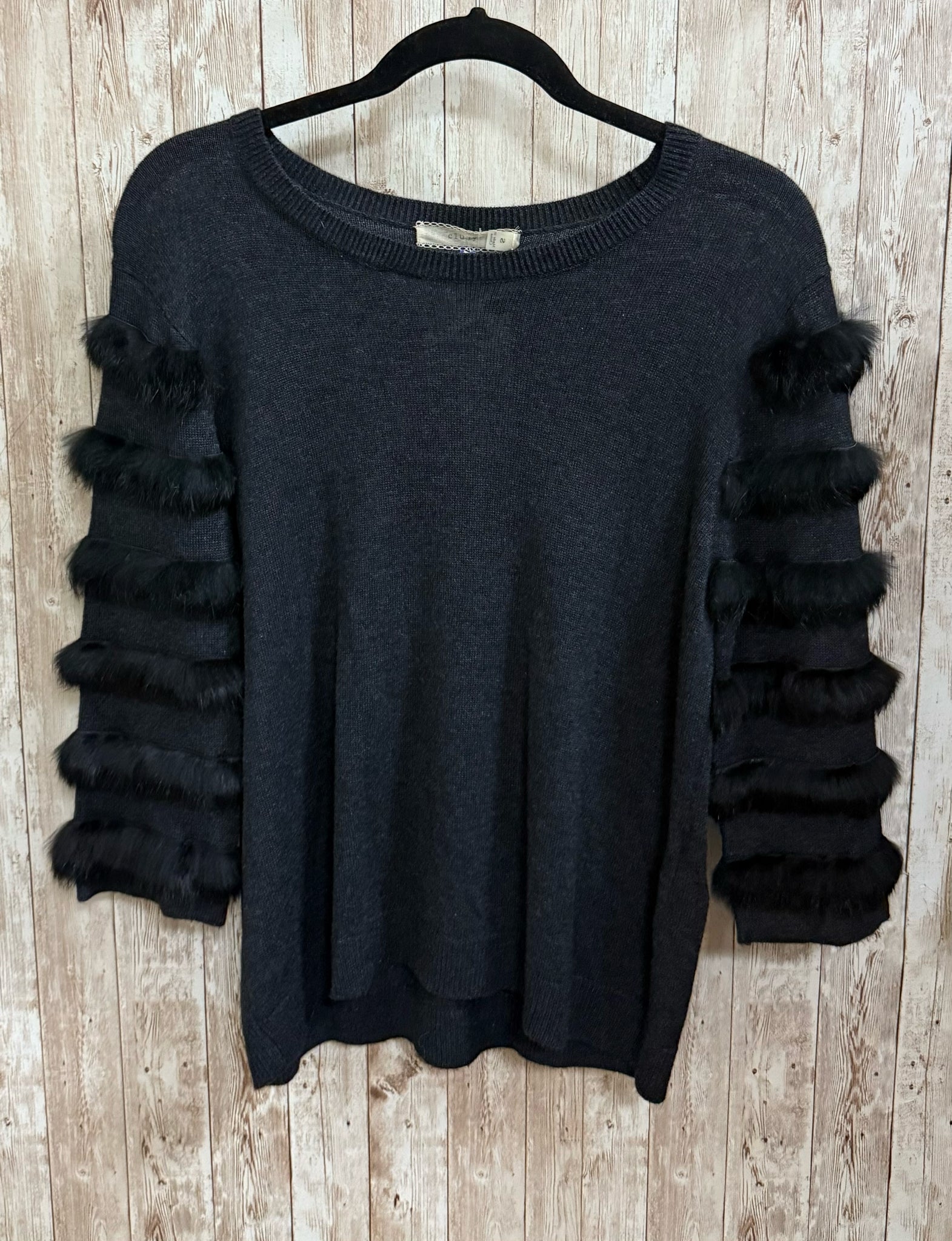 Size S CLUNY Charcoal Sweater