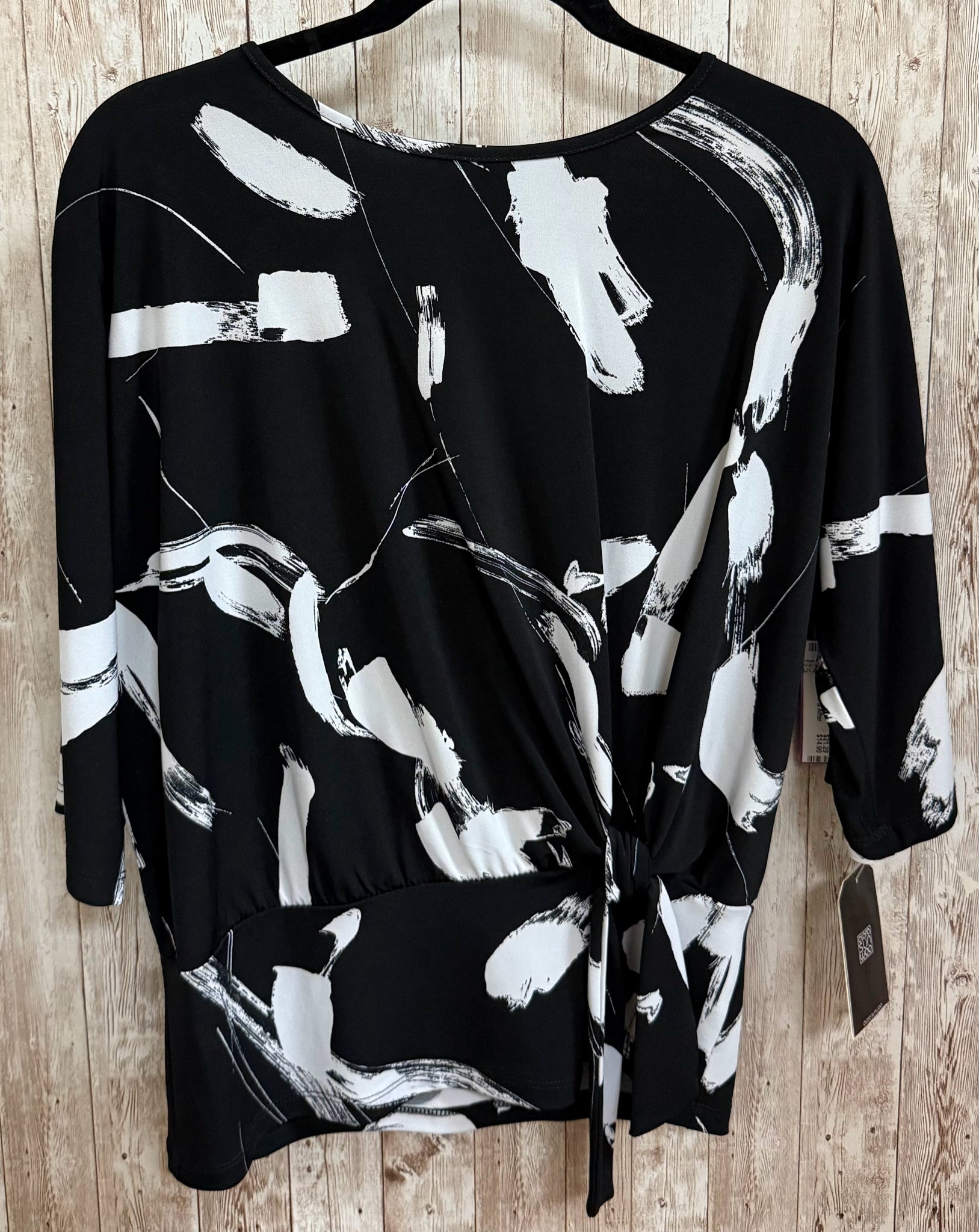 Size XS CIARA SUN WOO BLACK AND WHITE Top