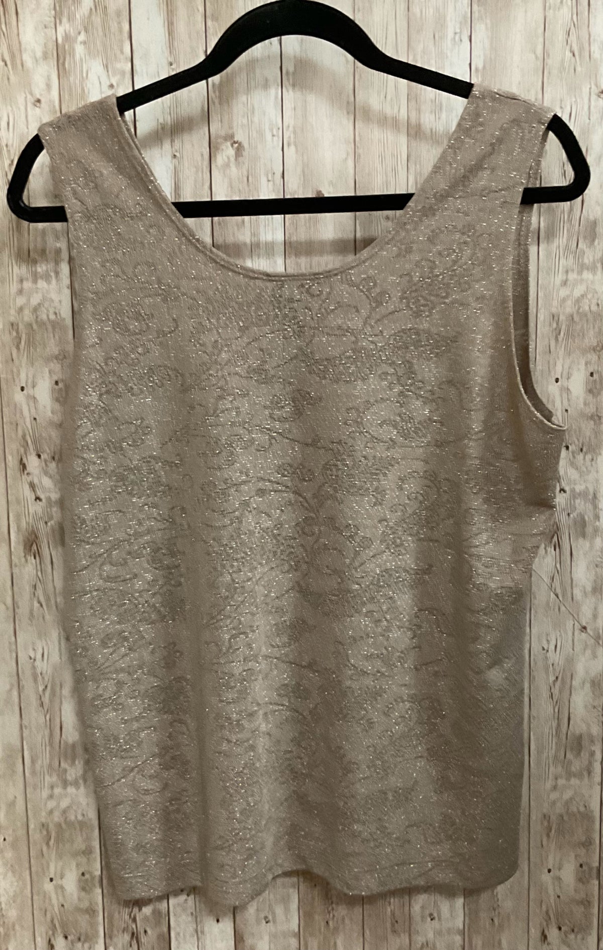 Size L CHICO'S Gold 2 PC Top