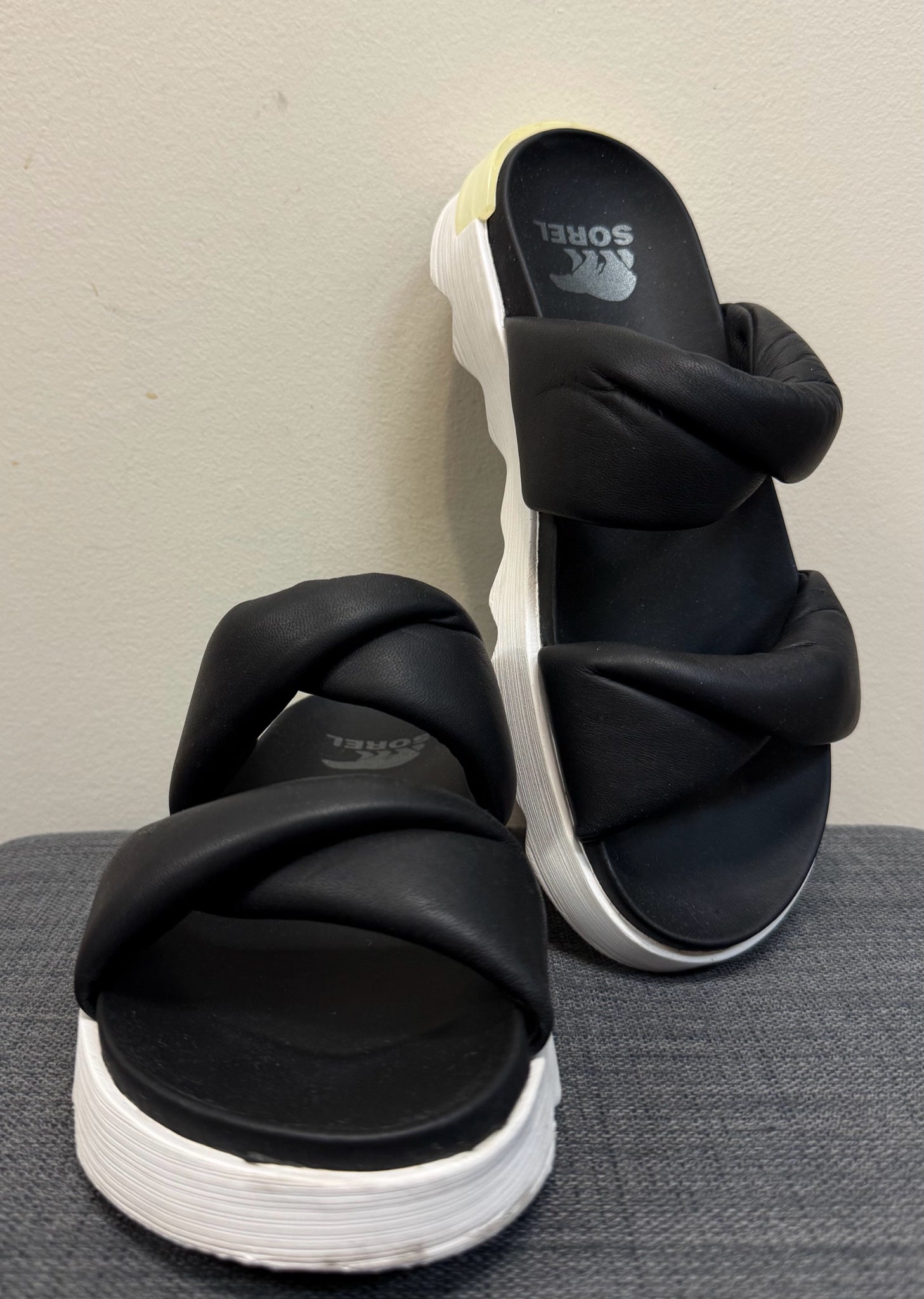 8 SOREL Black Sandals