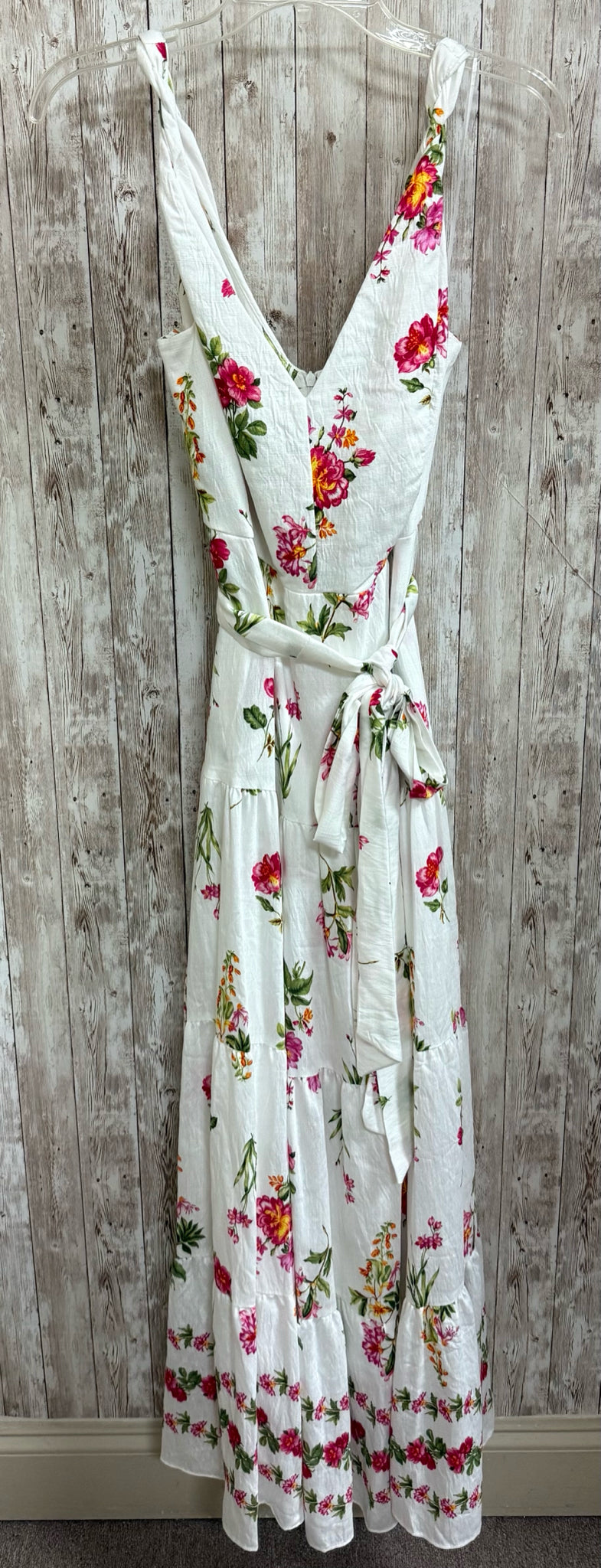 Size 8 ZARR COLLECTION WHITE FLORAL Dress