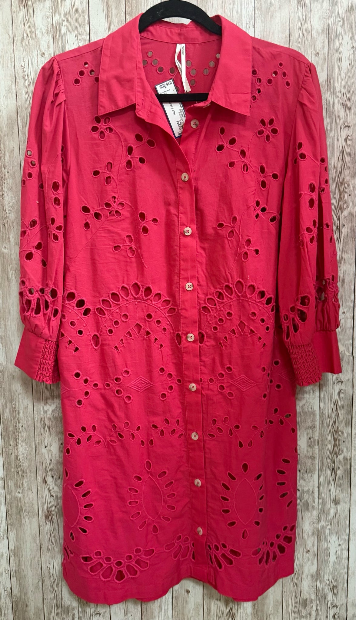Size L ANTHROPOLOGIE Fuschia Dress