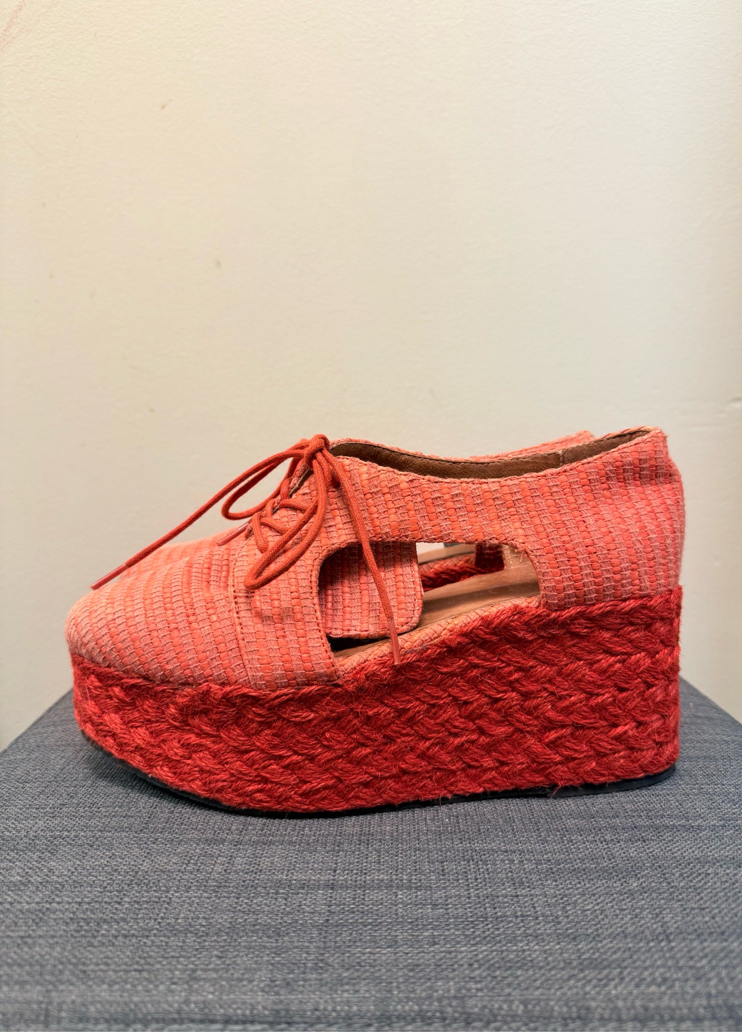 JEFFREY CAMPBELL 7 Red SHOES