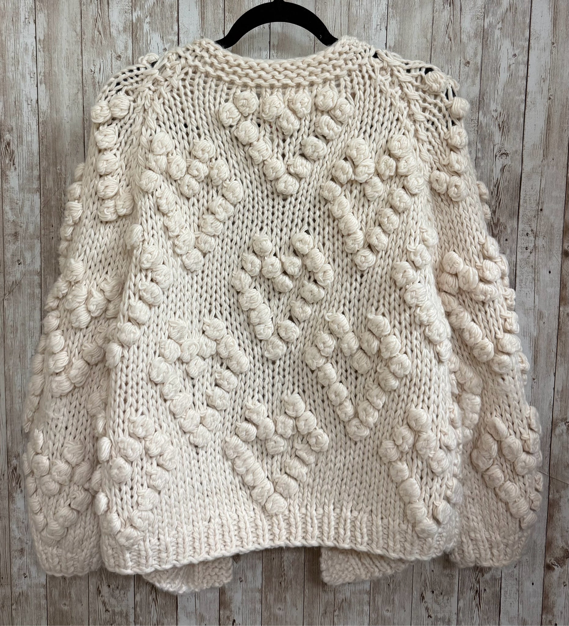 Size L CHICWISH Beige Cardigan