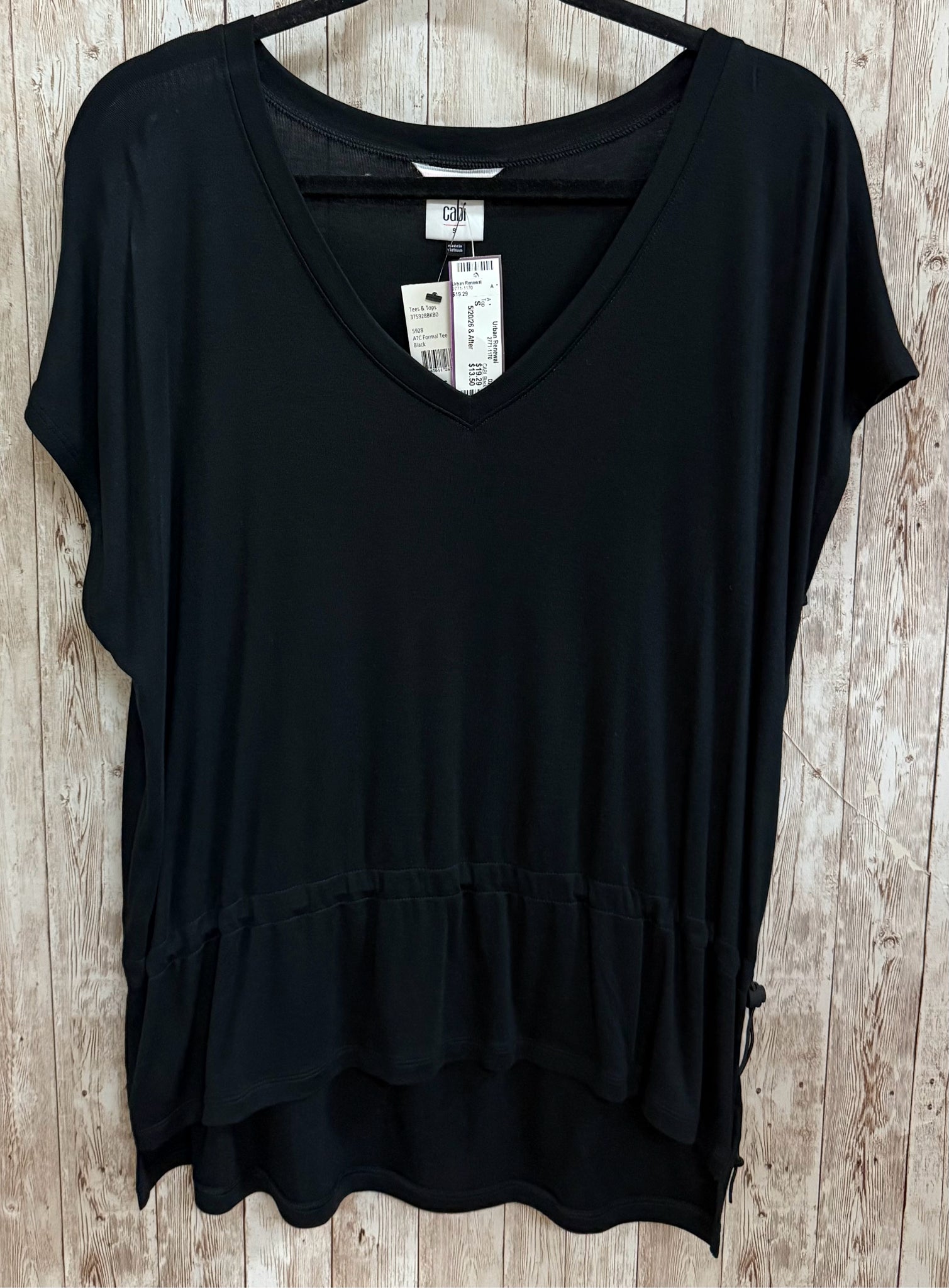 Size S CABI Black Top