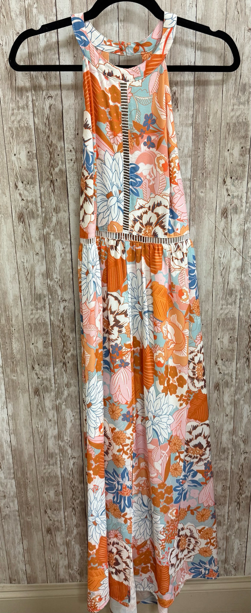 zesica dress Size L ZESICA BLUE AND PINK FLORAL Dress
