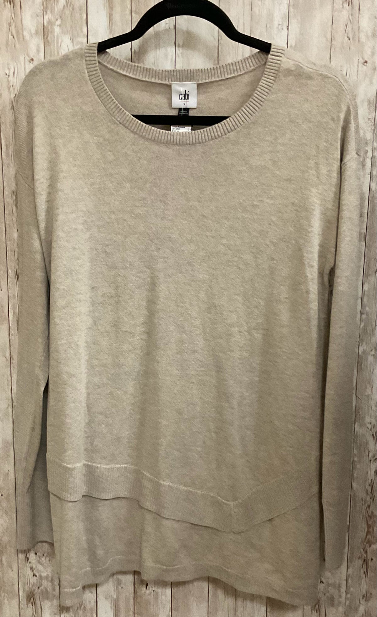 Size S CABI Tan Sweater
