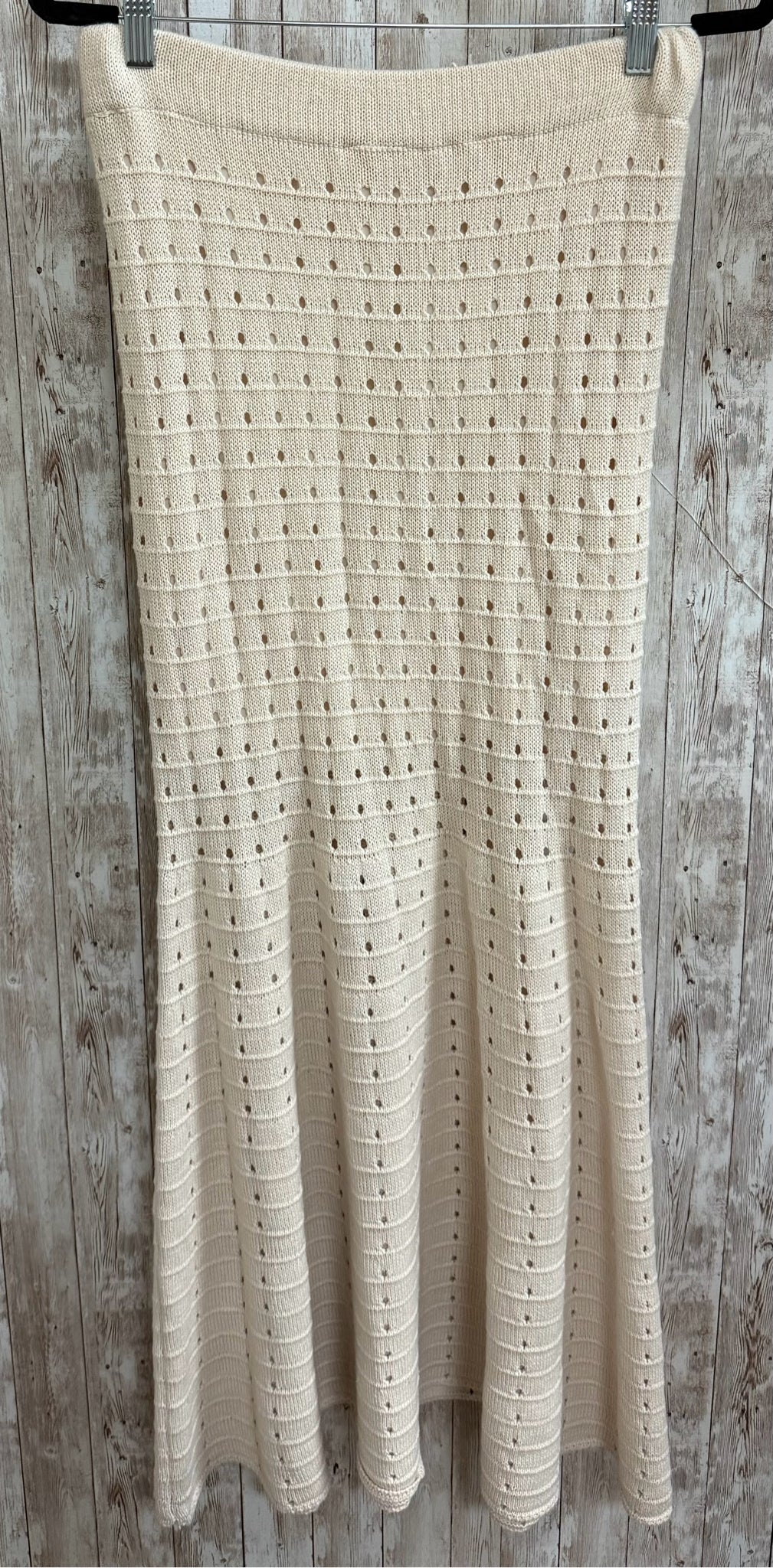 Size L PANTS STORE Cream 2 PC SET