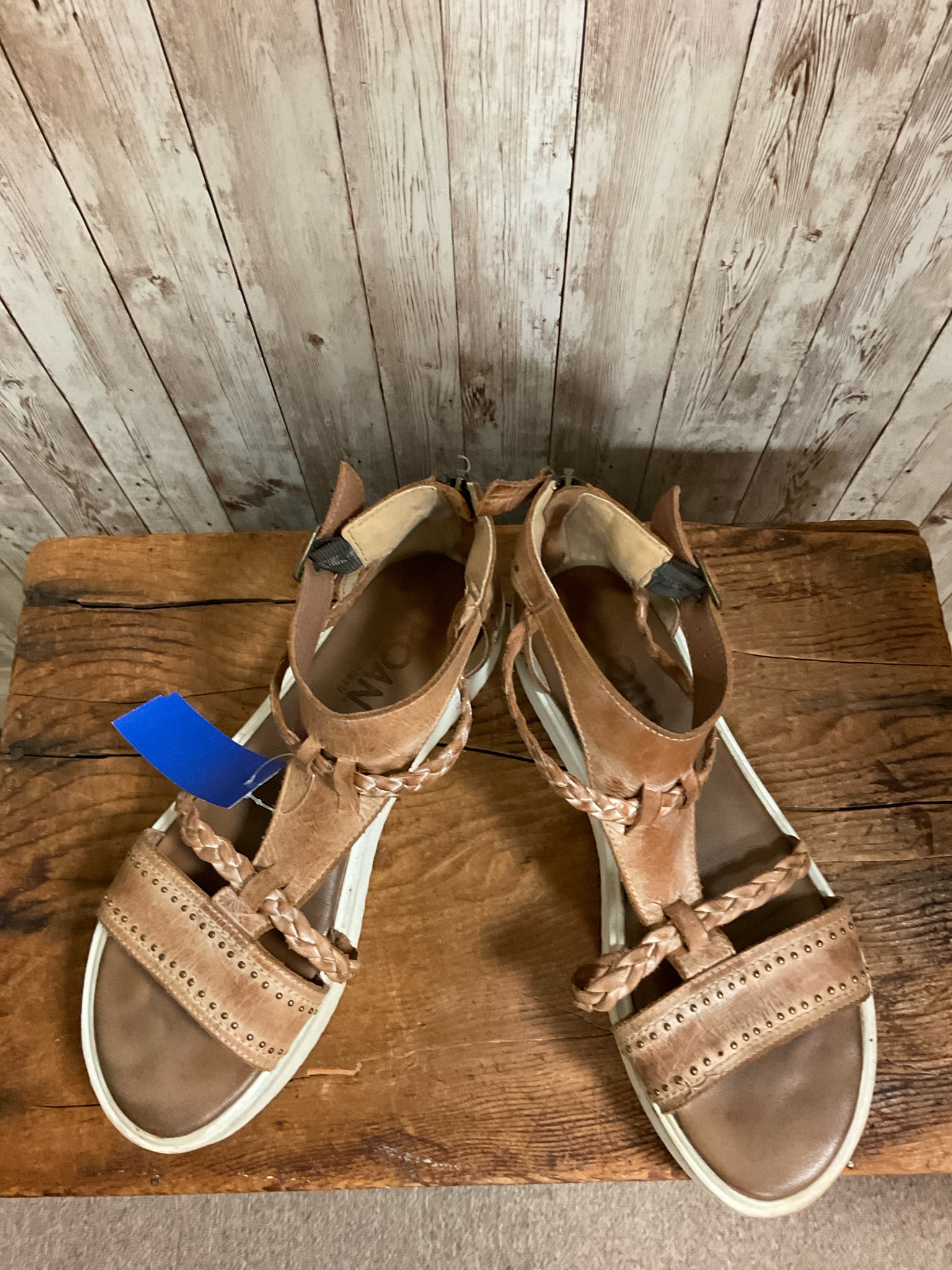 8.5 BED STU Brown Sandals