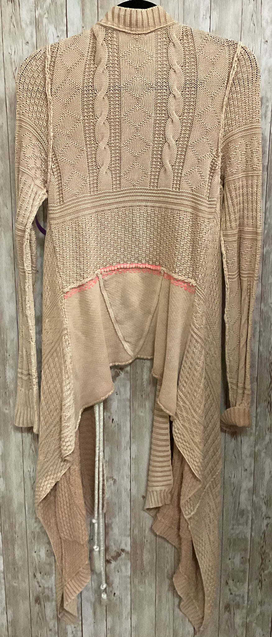 Size M FREE PEOPLE Tan Cardigan