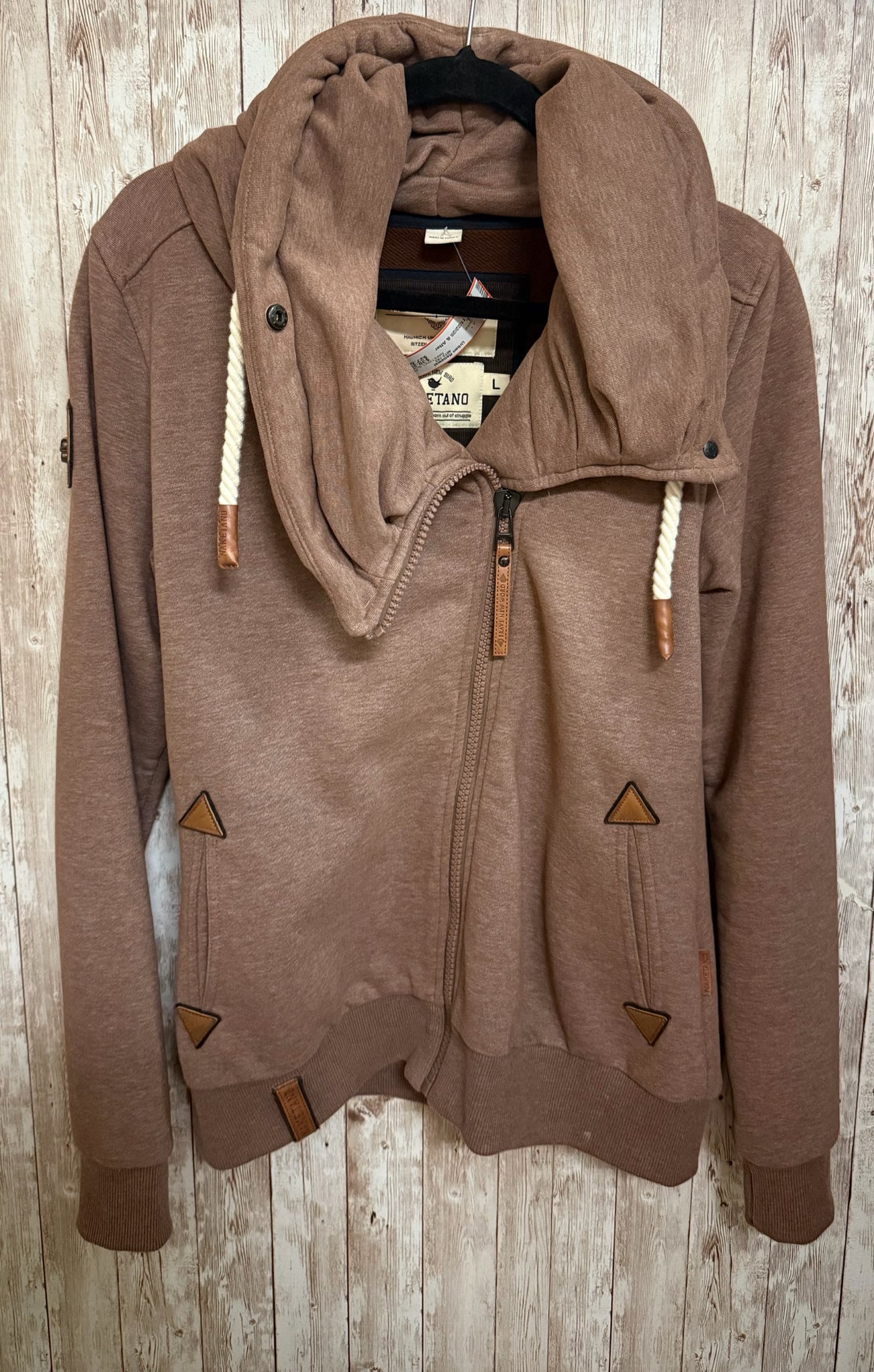 Size L NAKETANO Brown Jacket