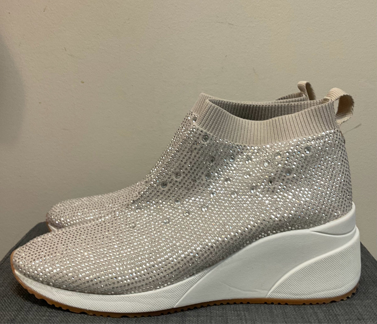 9 ALEX MARIE Silver Boots