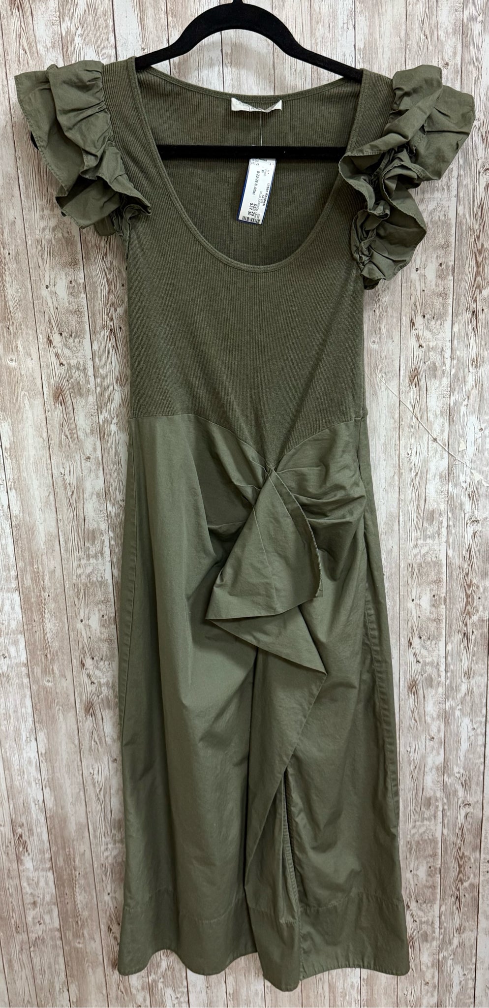 Size P ULLA JOHNSON Olive Dress