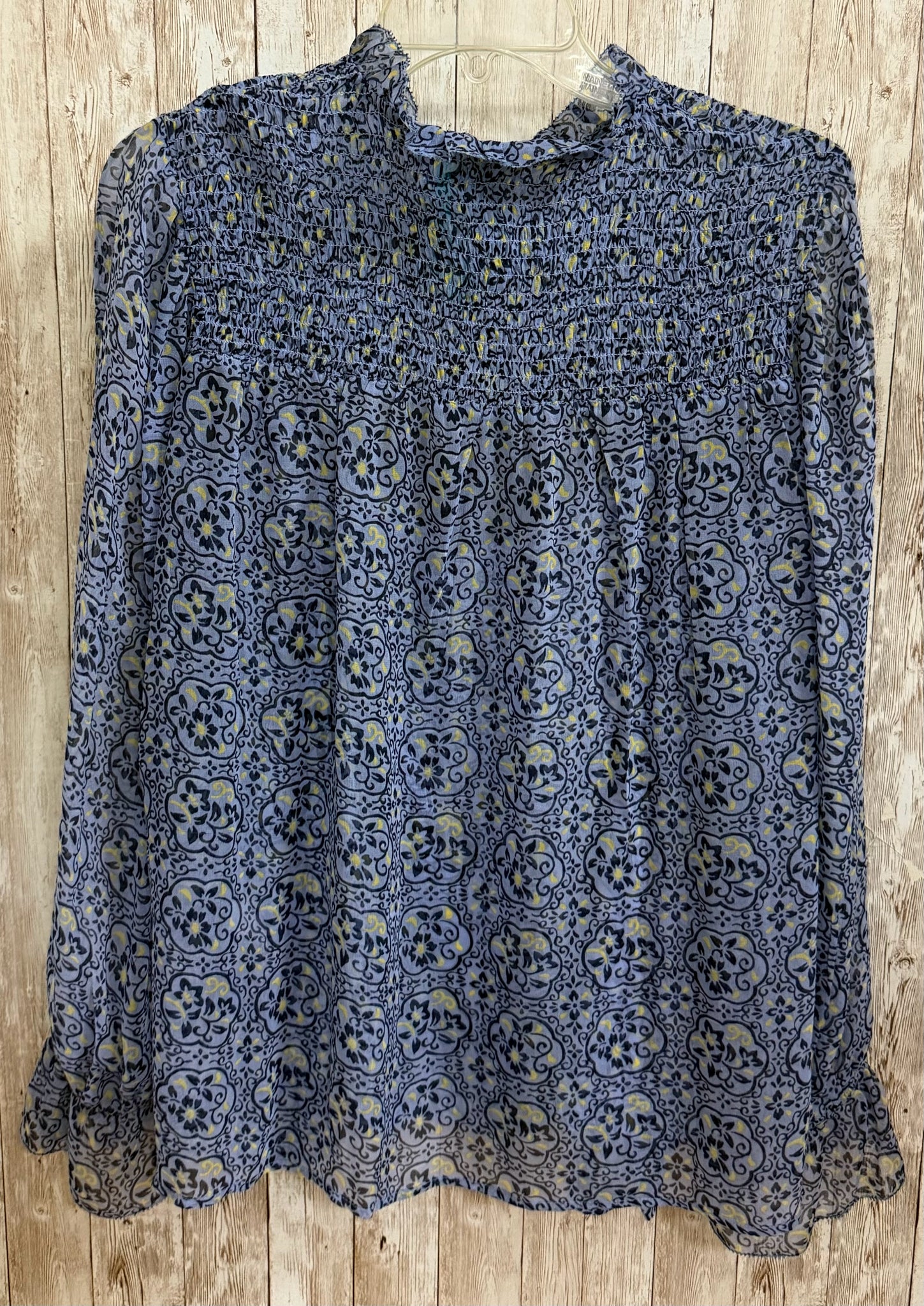 Size M SUNDANCE PURPLE FLORAL Top
