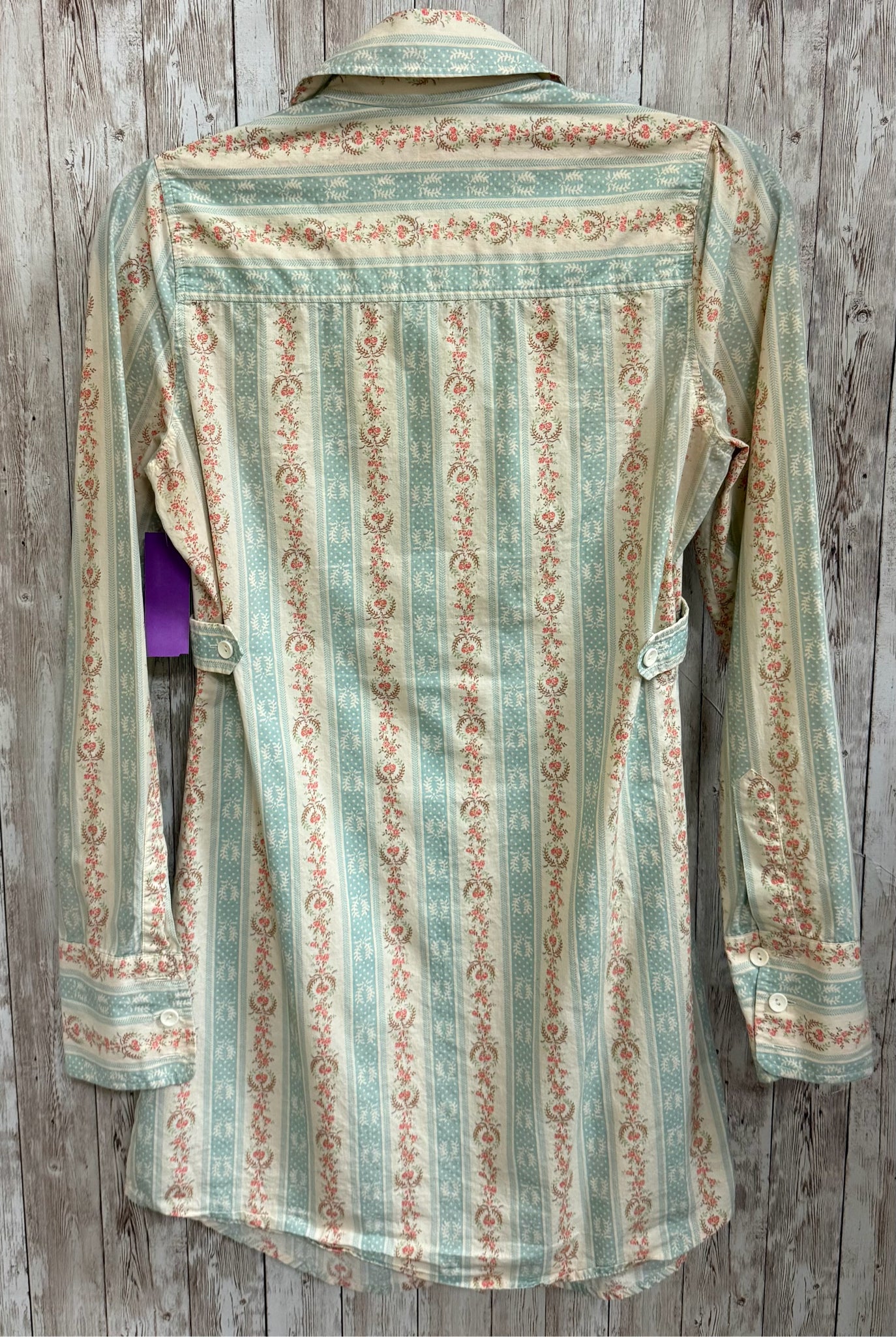 FREE PEOPLE MINT AND CREAM Women Size 4 Tunic