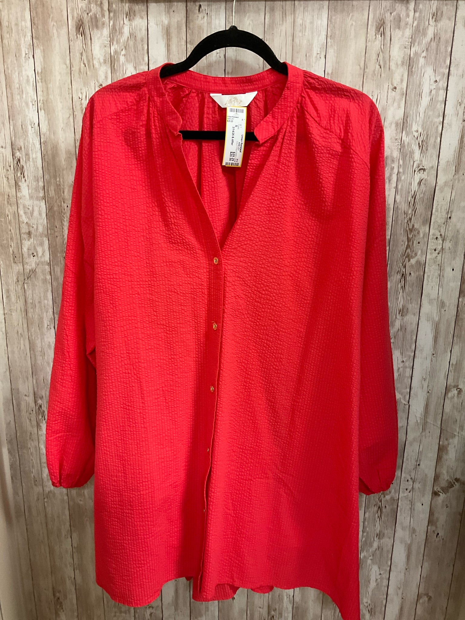 LILLY PULITZER Coral Women Size S Tunic