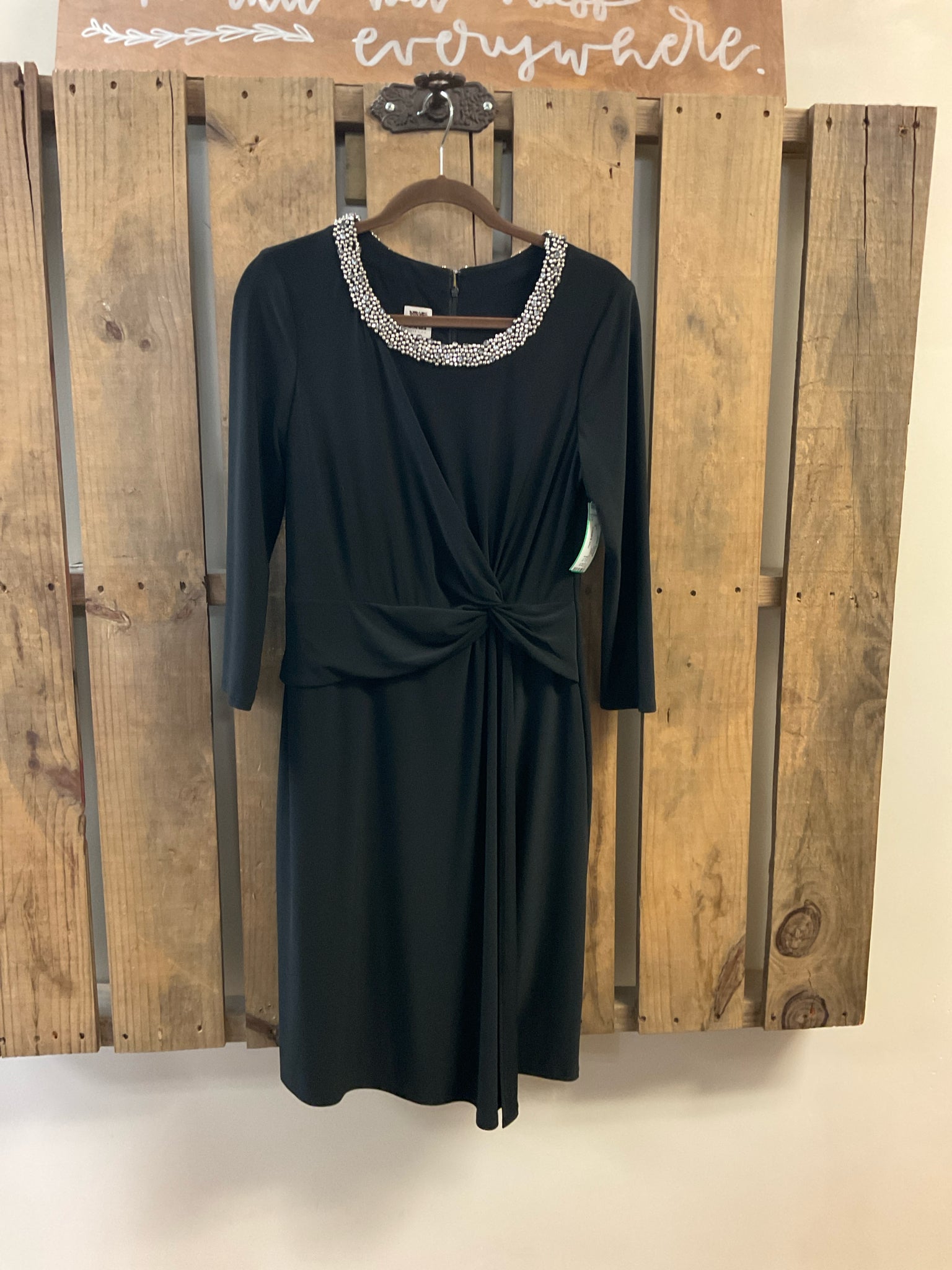 Size 8 ANNE KLEIN Black Dress