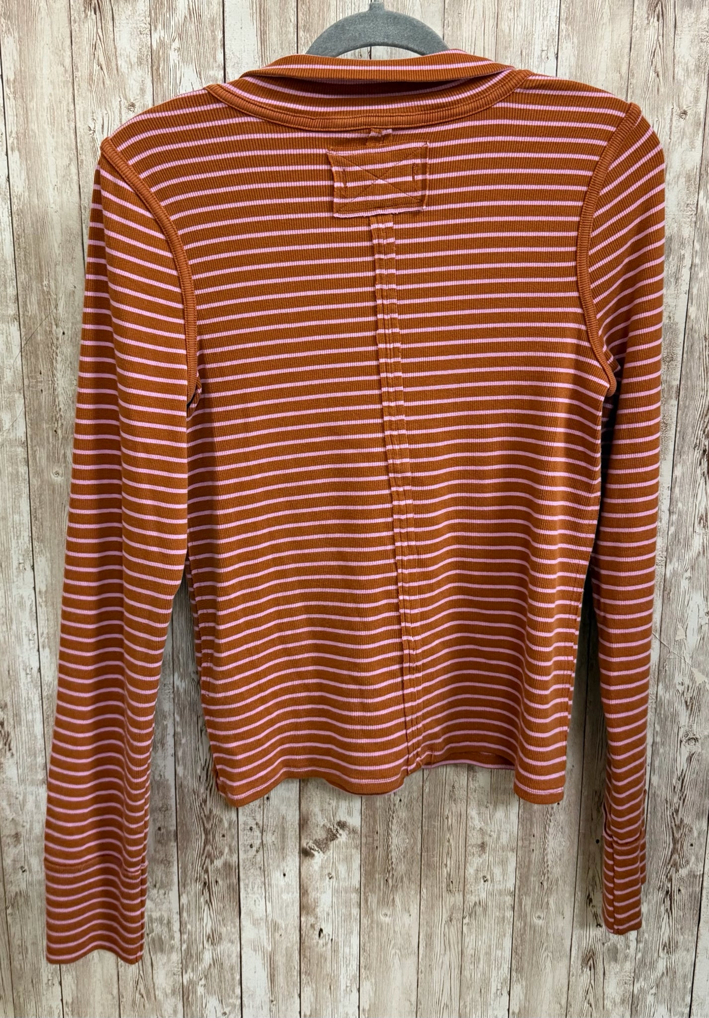 Size L WE THE FREE RUST STRIPE Top