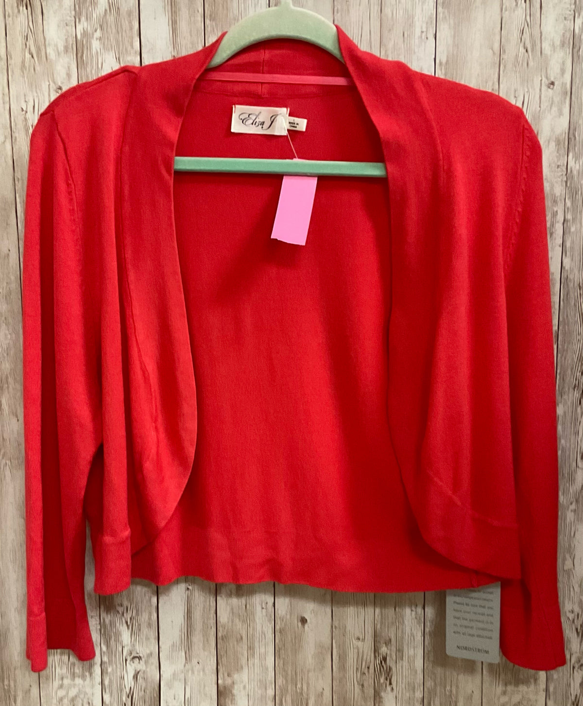 Size L ELIZA J Red Bolero