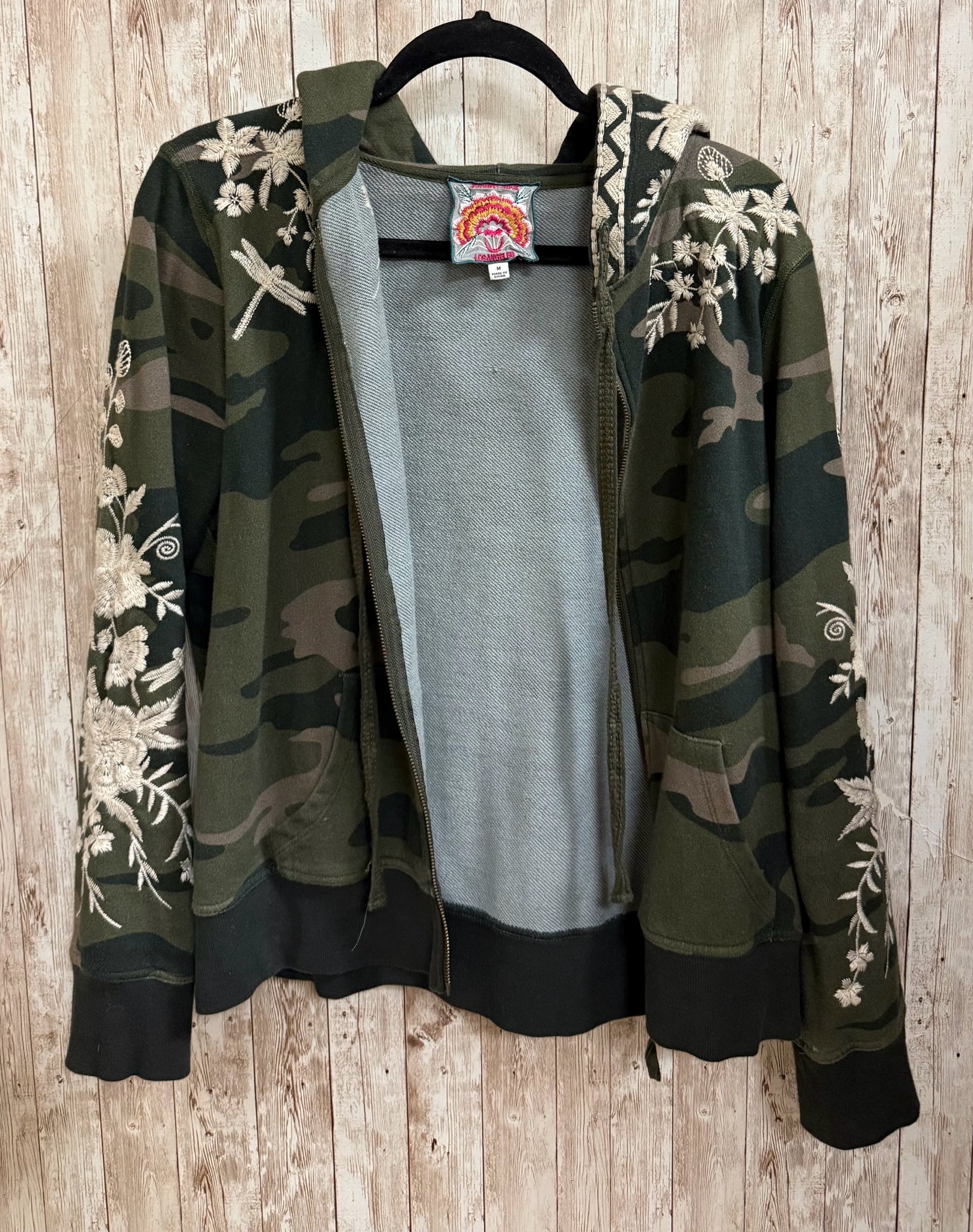 Size M JOHNNY WAS CAMO Jacket