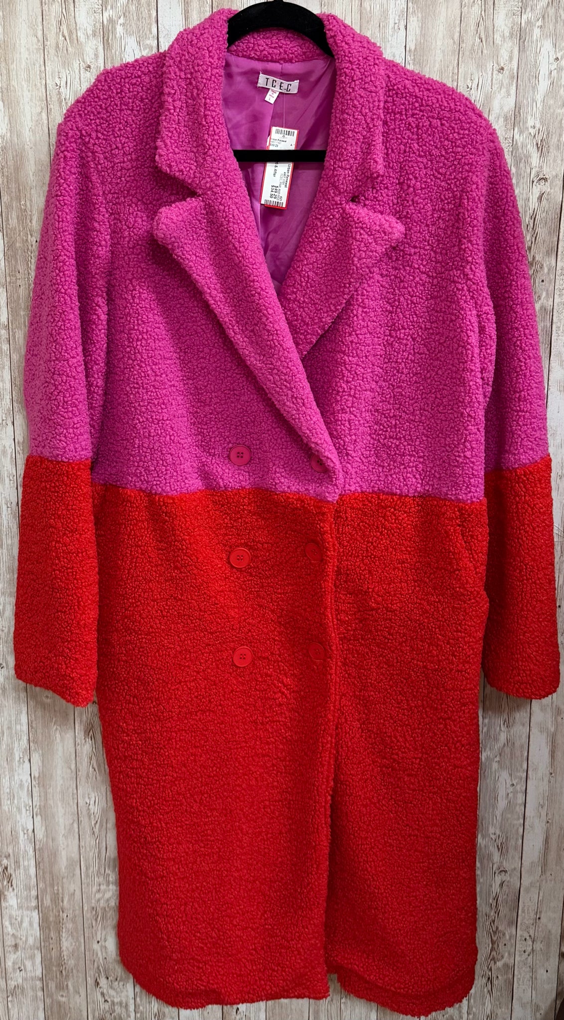 TCEC PINK AND RED Coat