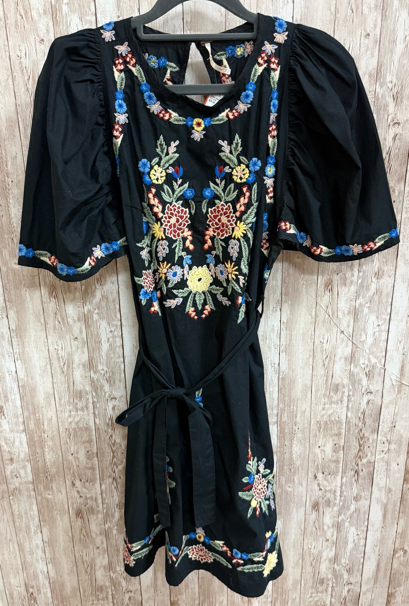 Size XS FREE PEOPLE Black Print Dress