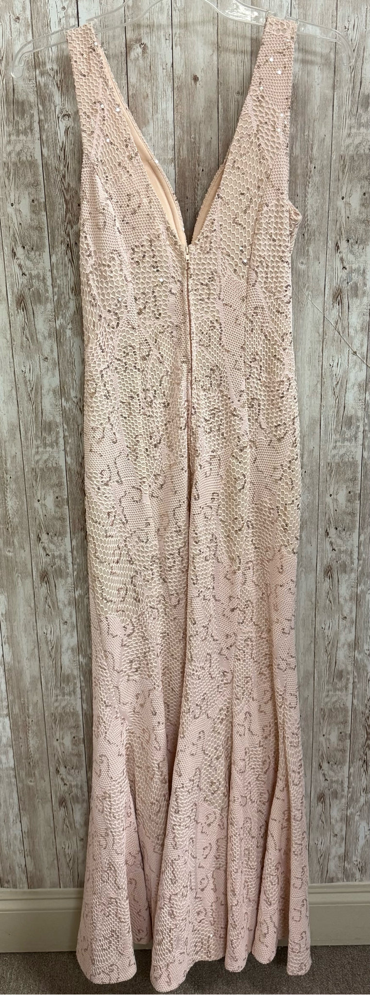 Size L BAILEY BLUE Blush Dress