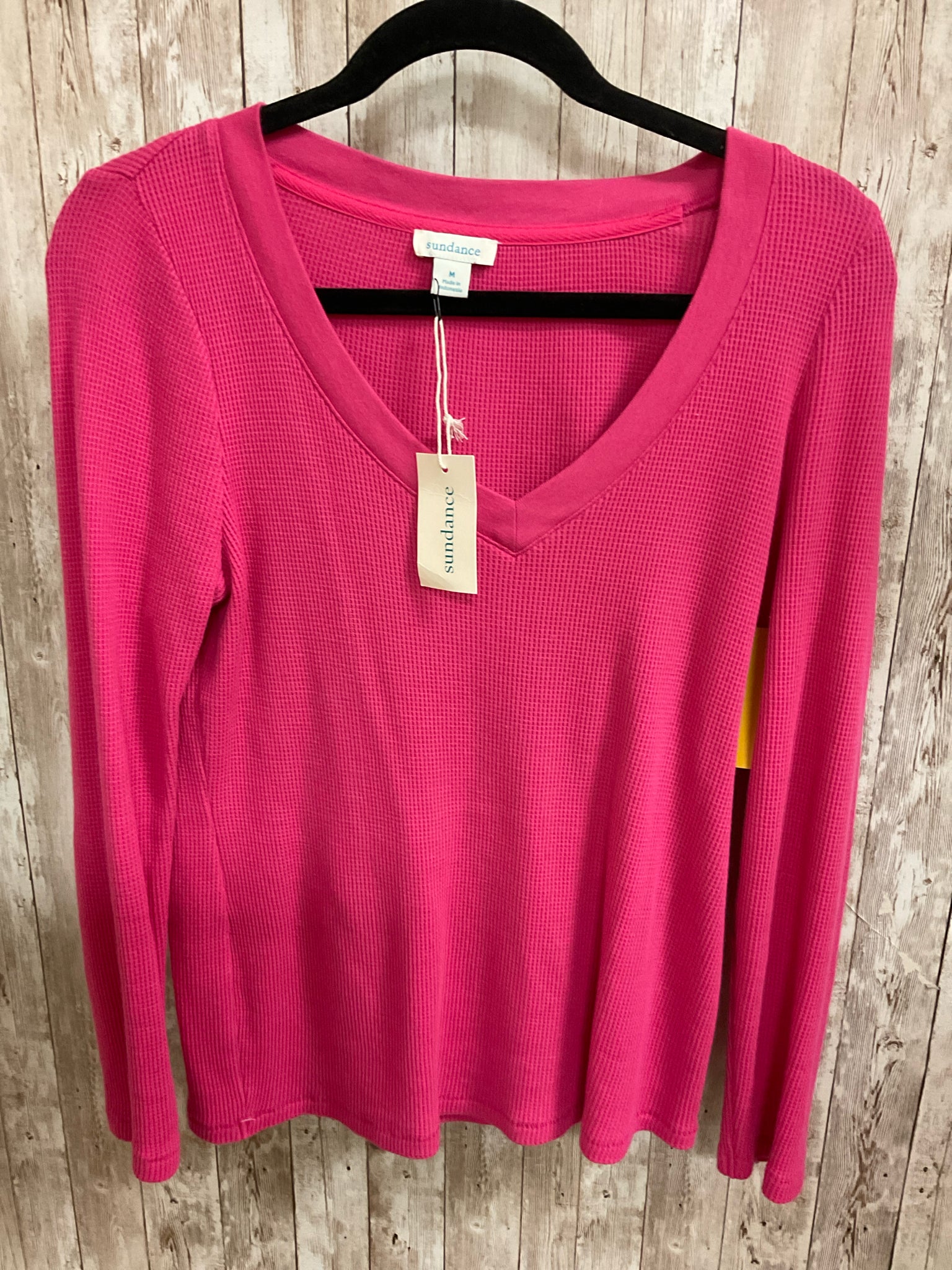 Size M SUNDANCE Hot Pink Top