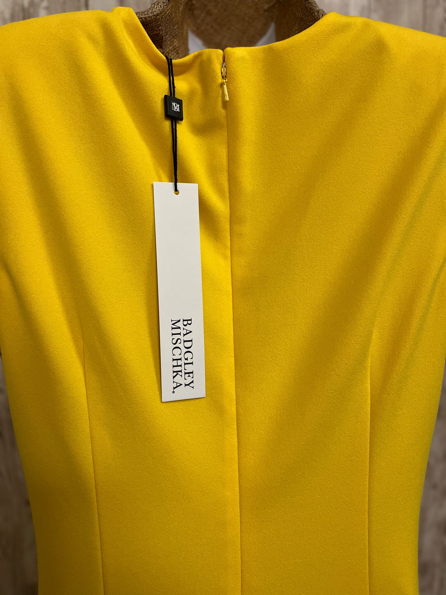 BADGLEY MISCHKA Yellow Size 10 Dress