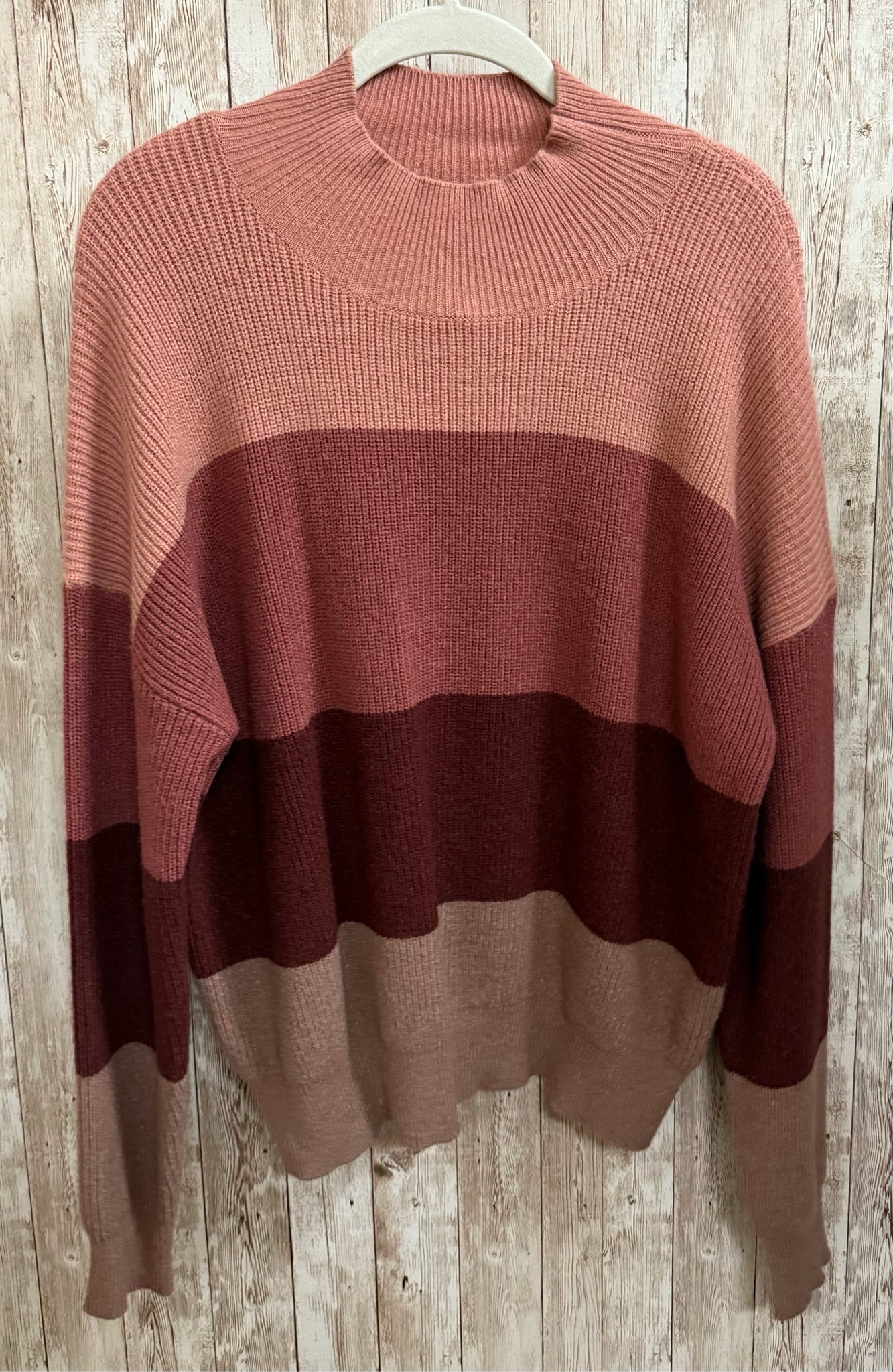 Size S OLIVE & OAK MAUVE MULTI Sweater