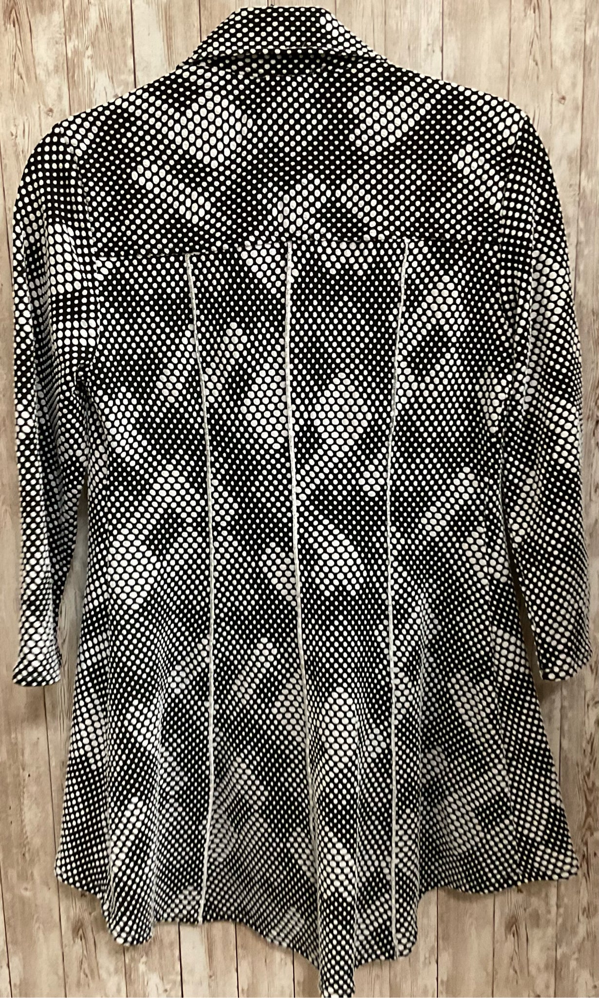 Size S PECK & PECK White and Black Jacket