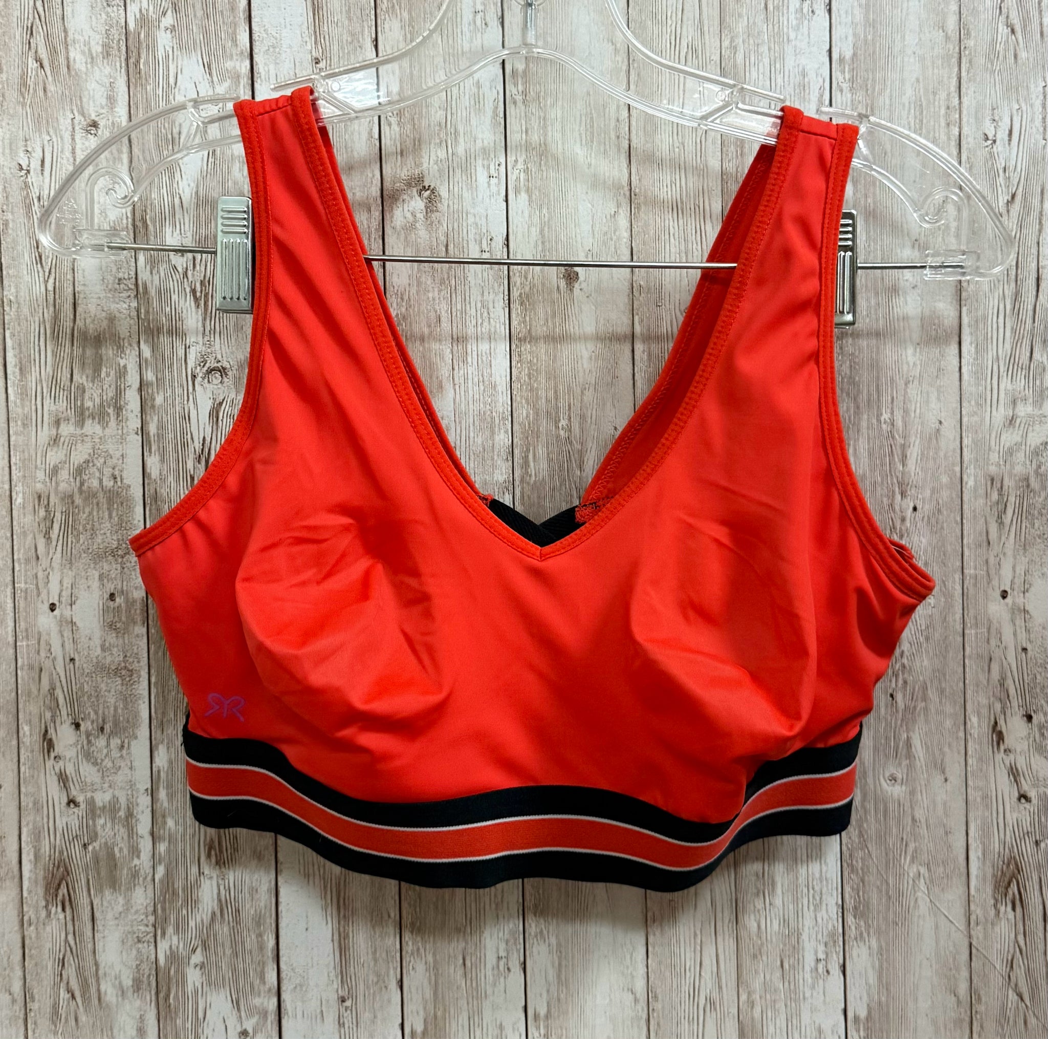 Size M RUBY RIBBON ORANGE AND BLACK 2 PC PANT SET