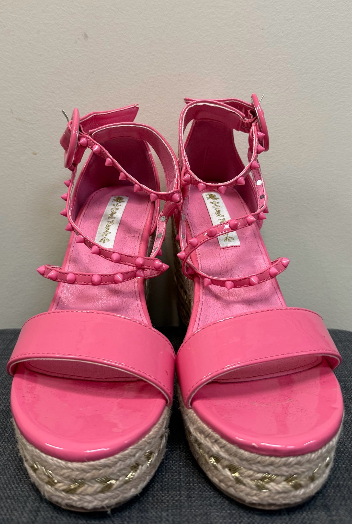 10 CAMEL THREADS Pink Wedges