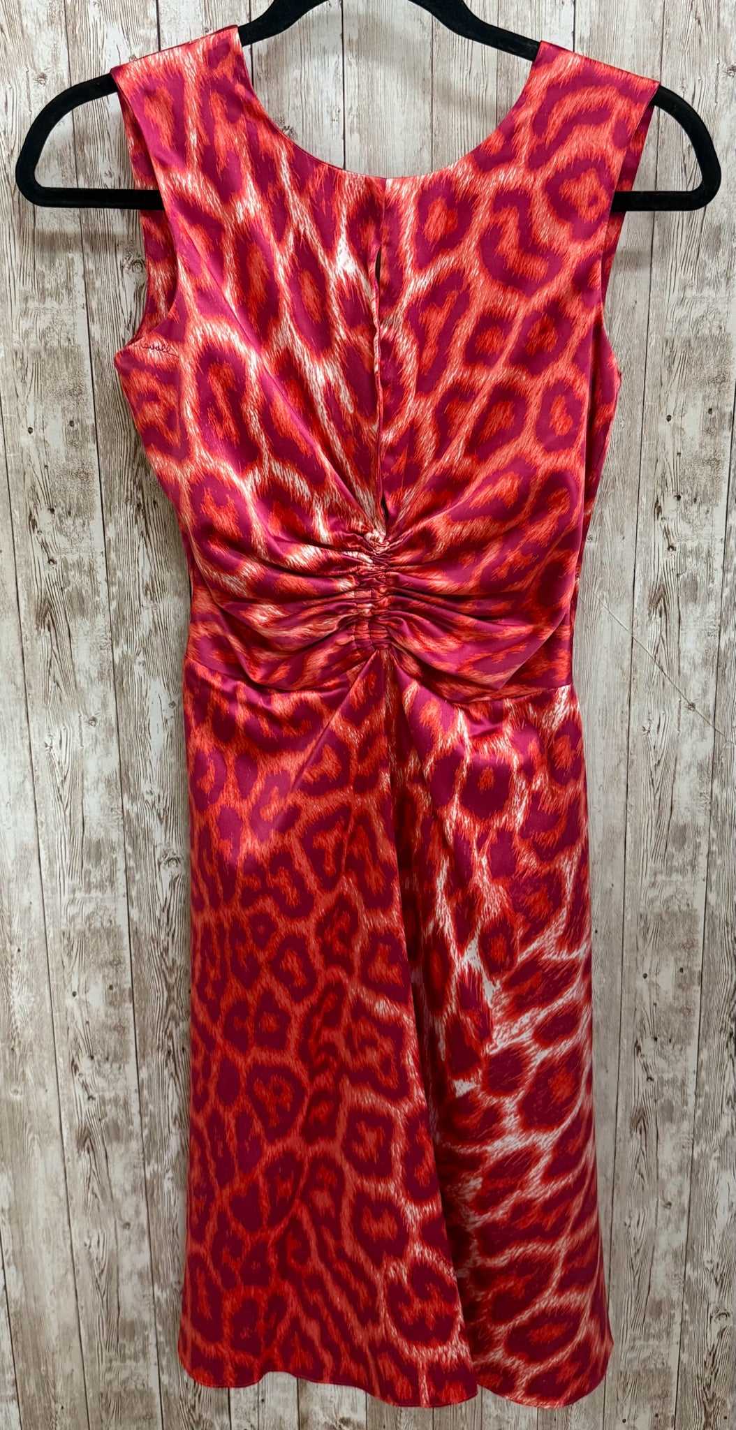 Size XS JUST CAVALLI RED ANIMAL Dress