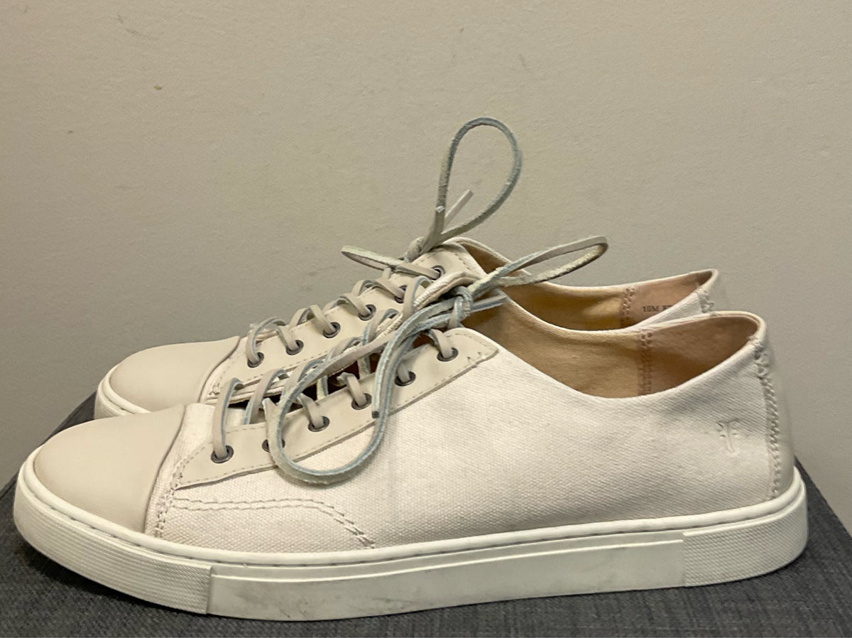 10 FRYE Ivory Sneakers