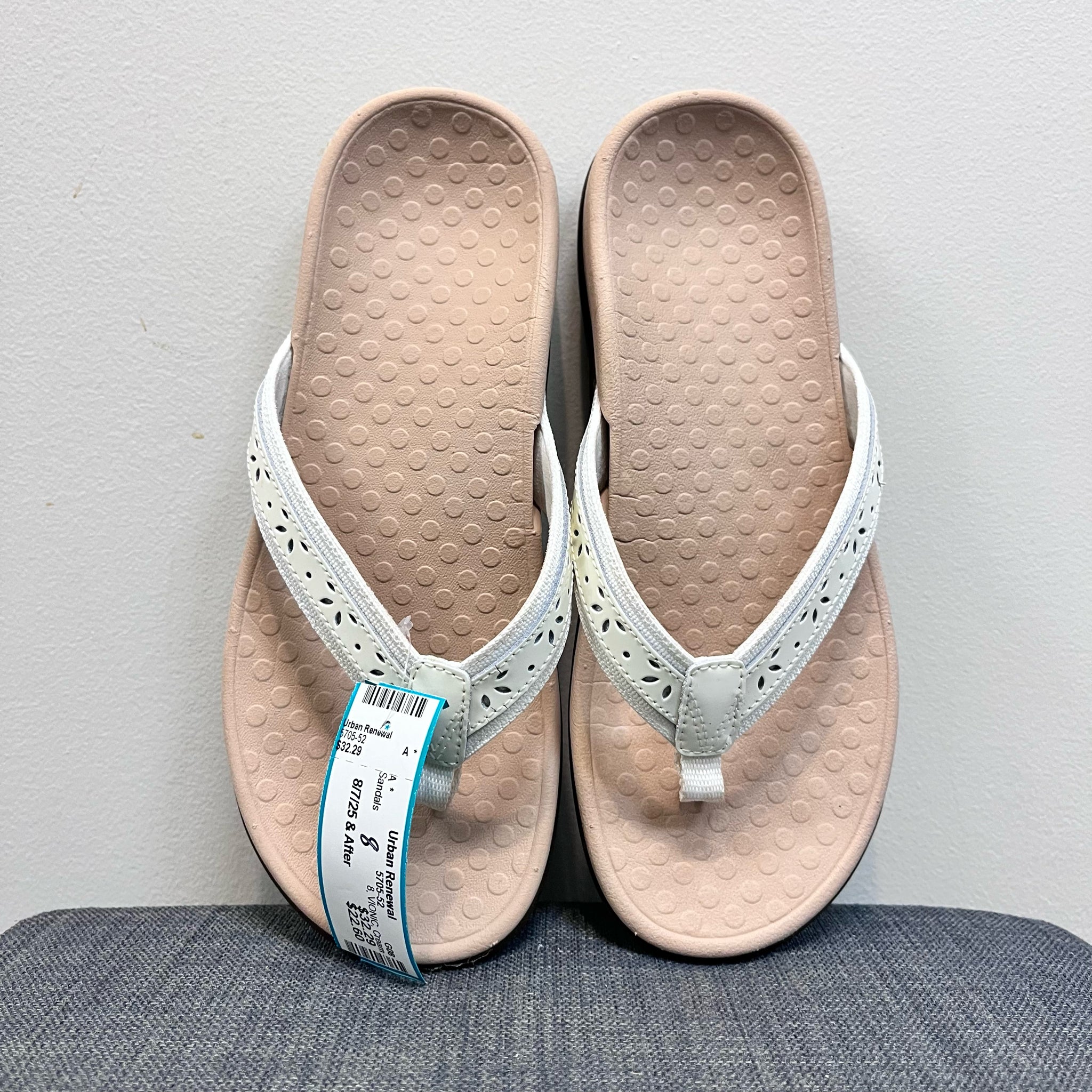 8 VIONIC Cream Sandals