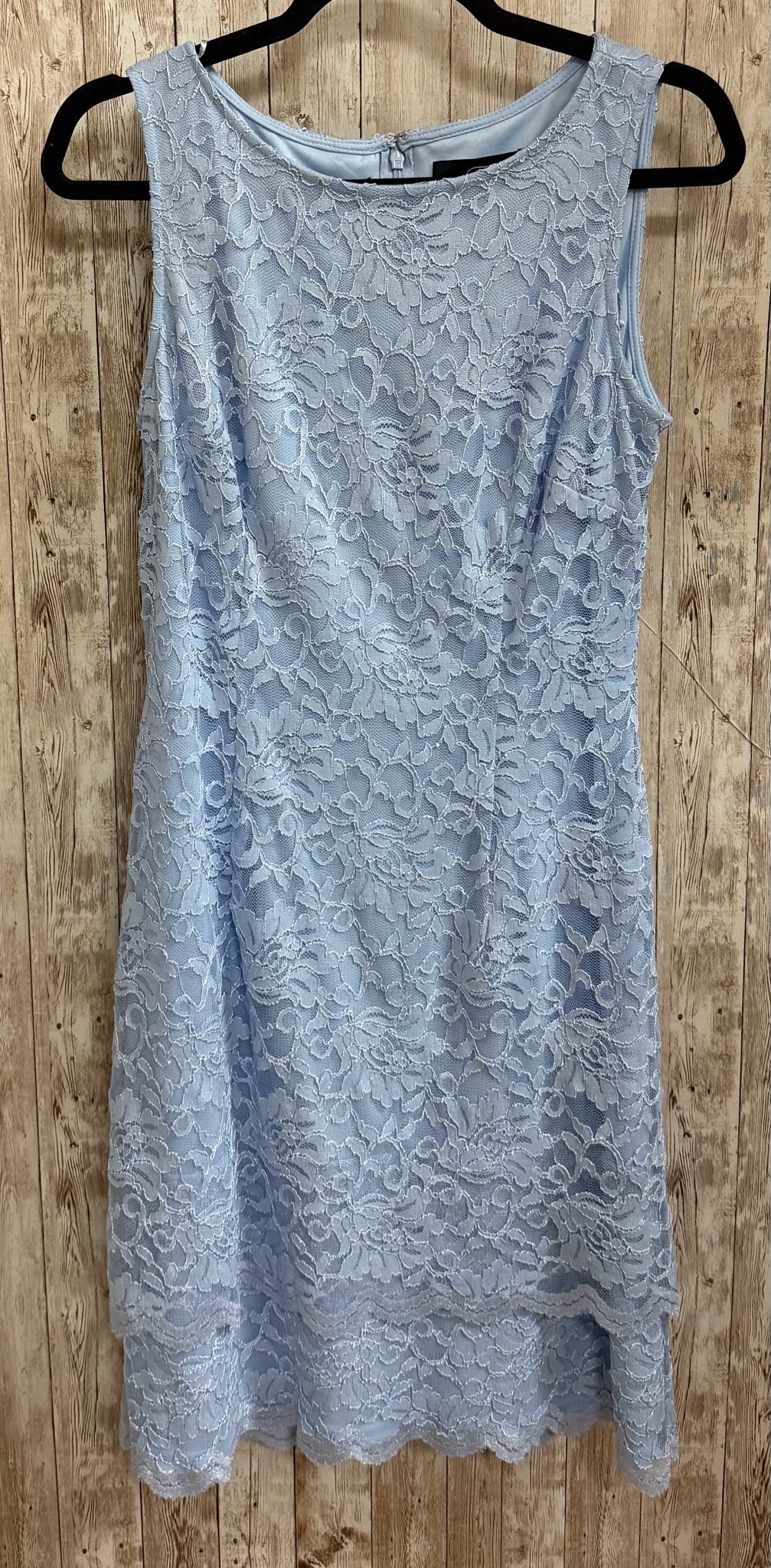 Size 10 ALEX EVENINGS Light Blue Dress