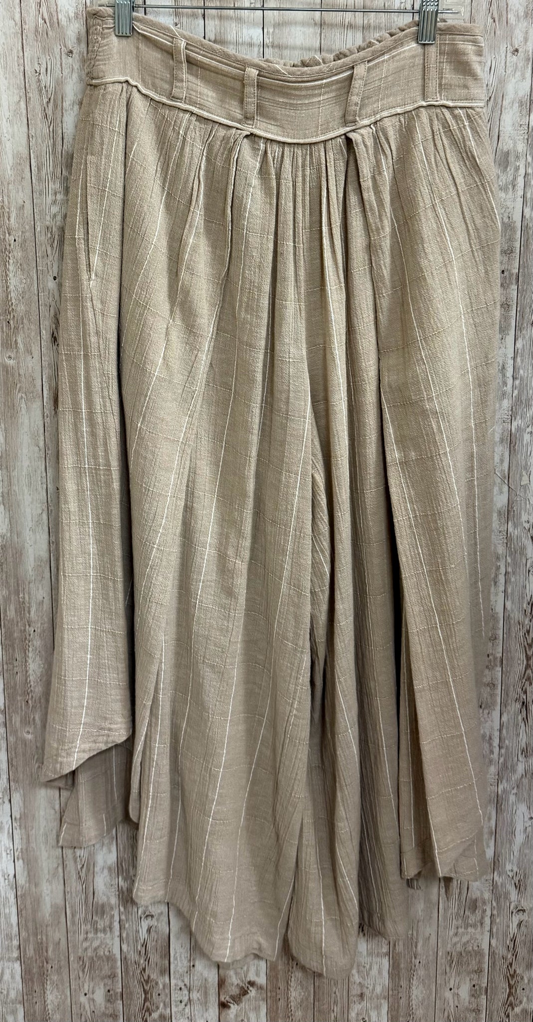 Size M FREE PEOPLE TAN PRINT Pants